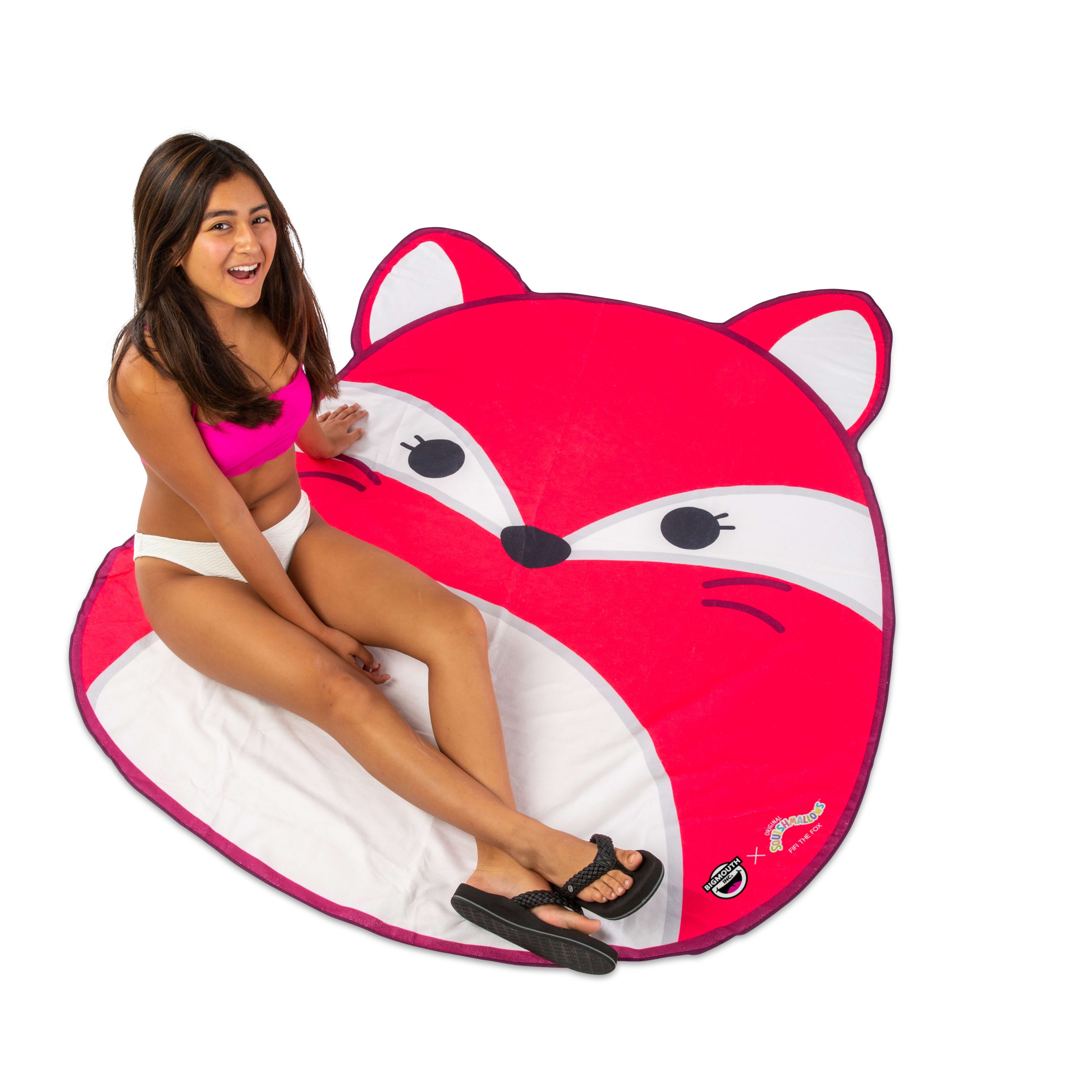 BigMouth X Squishmallows Fifi the Fox Beach Blanket