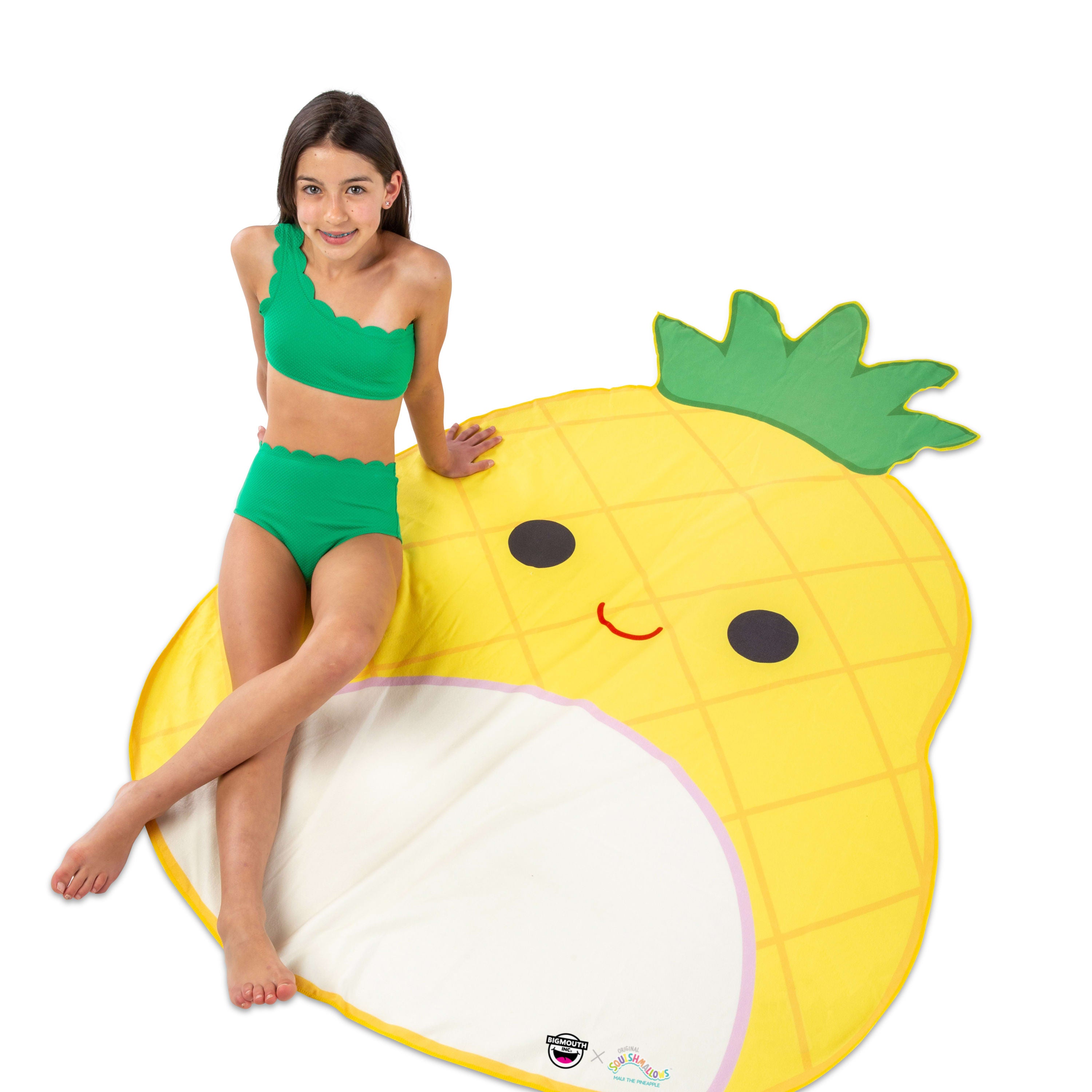 BigMouth X Squishmallows Maui the Pineapple Beach Blanket