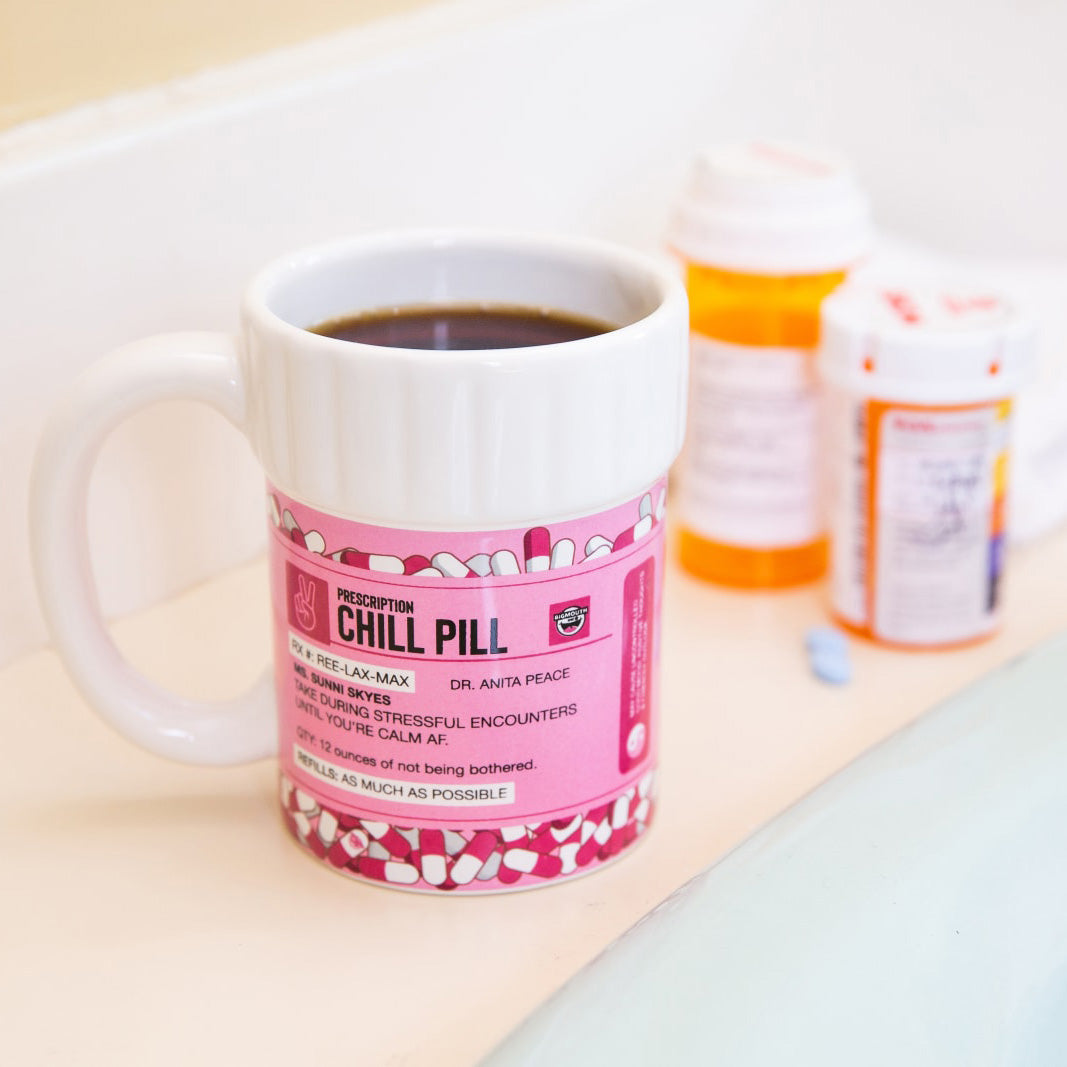 Pink Chill Pill Mug