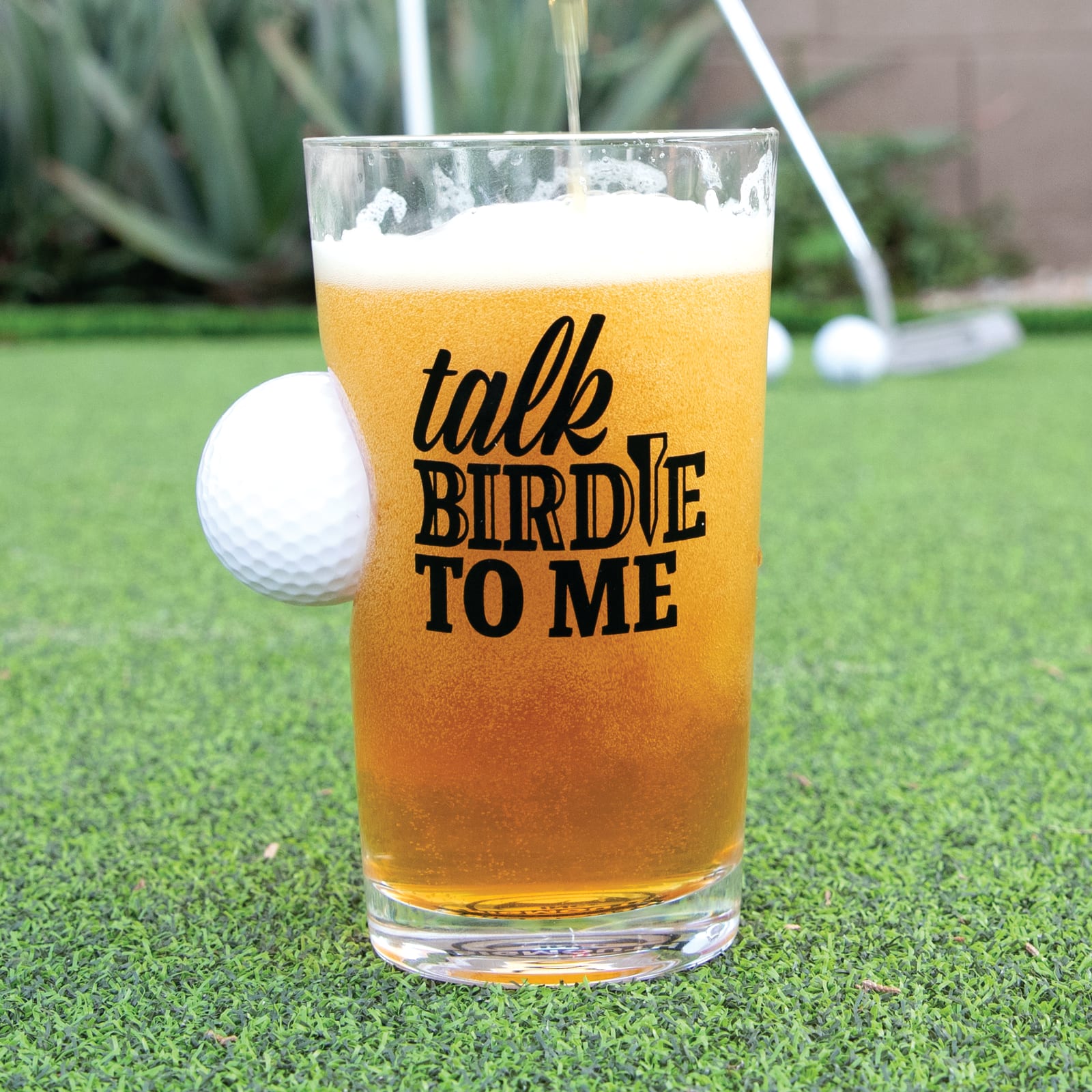 BigMouth Hole in One Beer Glass