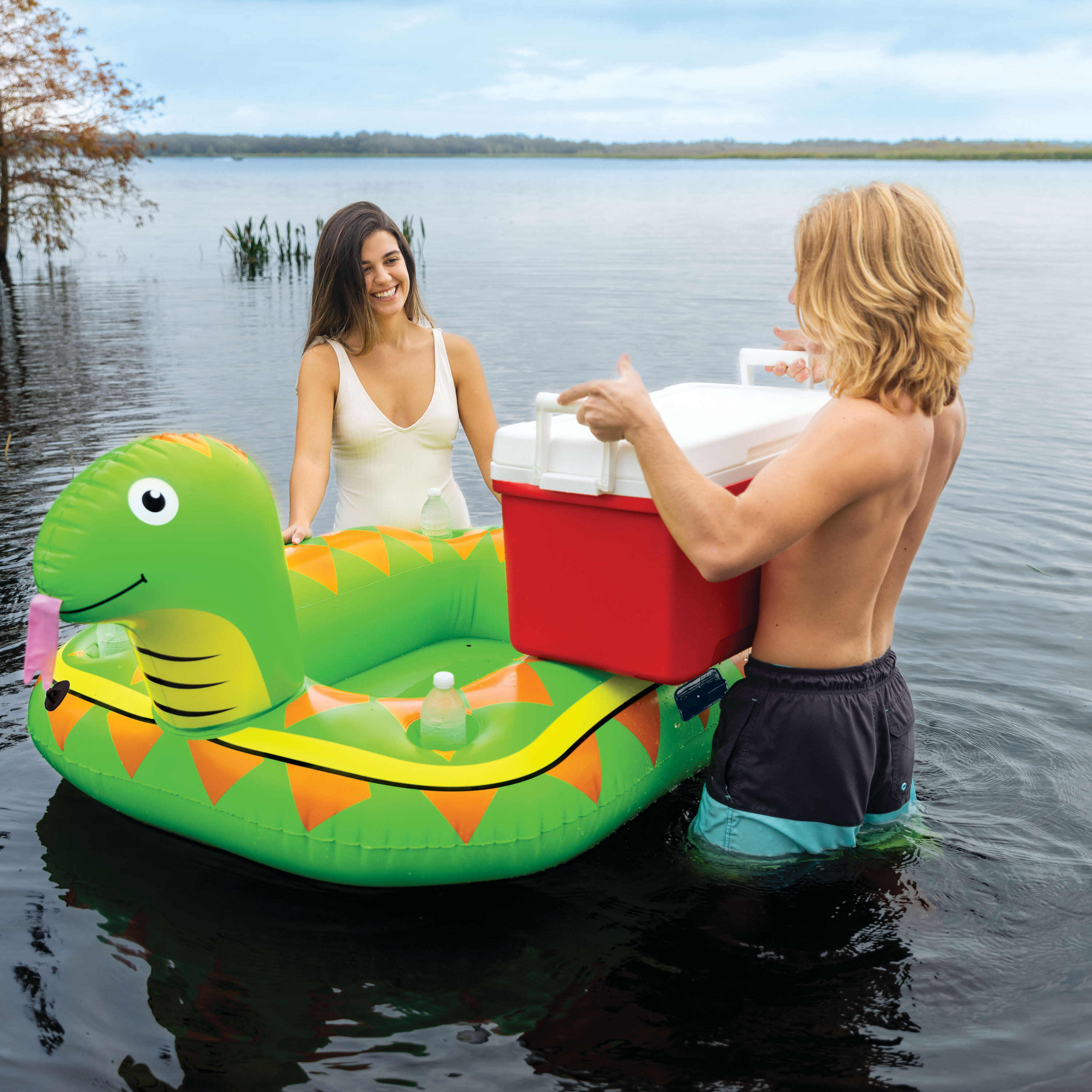 Floating Snake Beverage Cooler