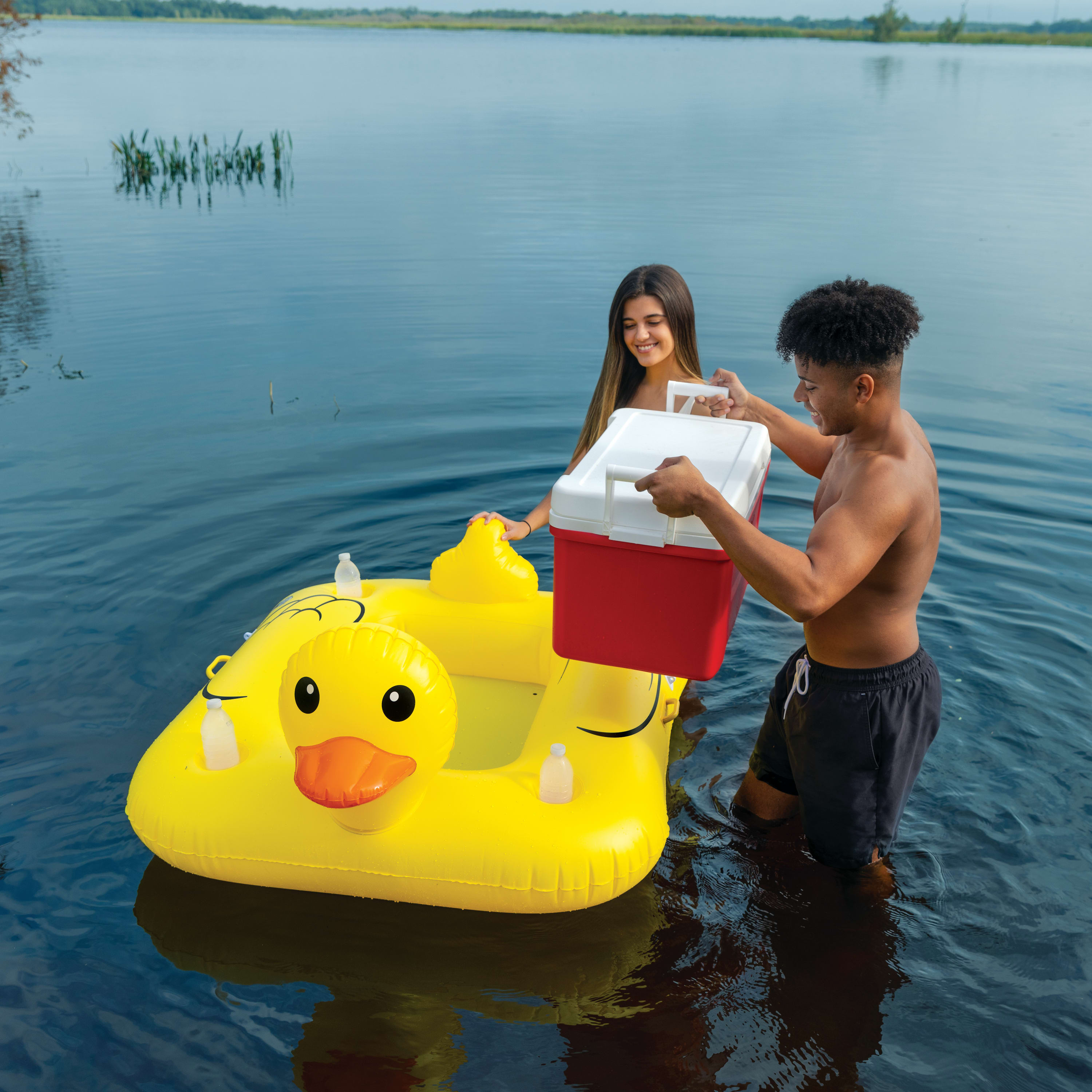 Floating Rubber Duck Beverage Cooler