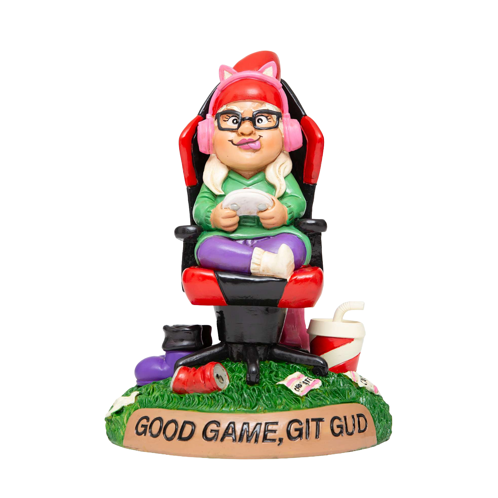 BigMouth Gamer Garden Gnome