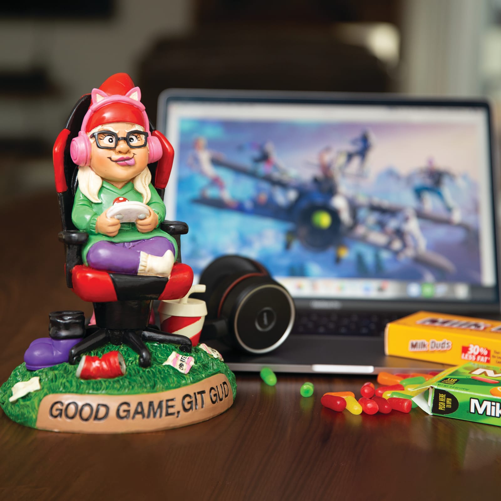 BigMouth Gamer Garden Gnome