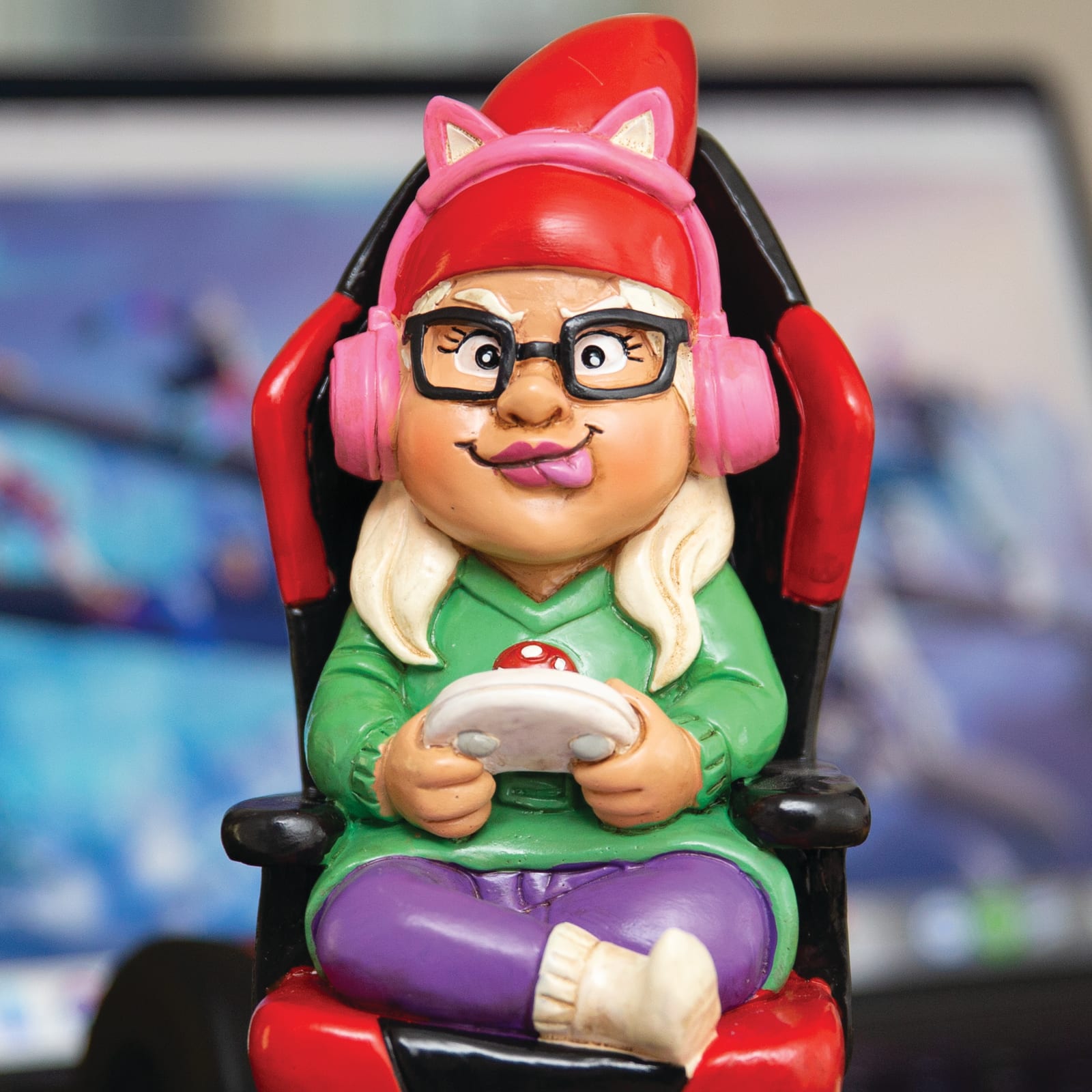 BigMouth Gamer Garden Gnome