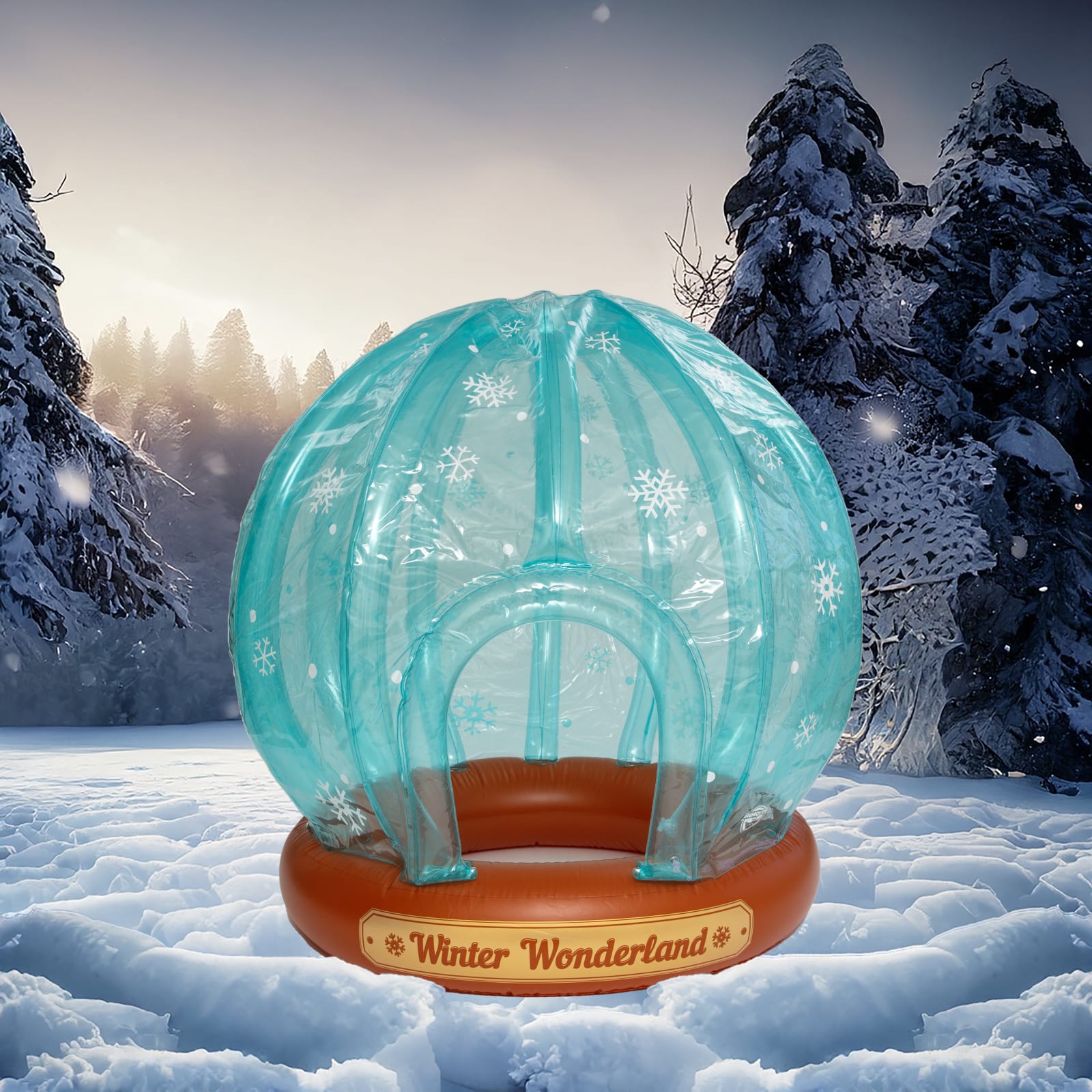 Inflatable Snow Globe Fort