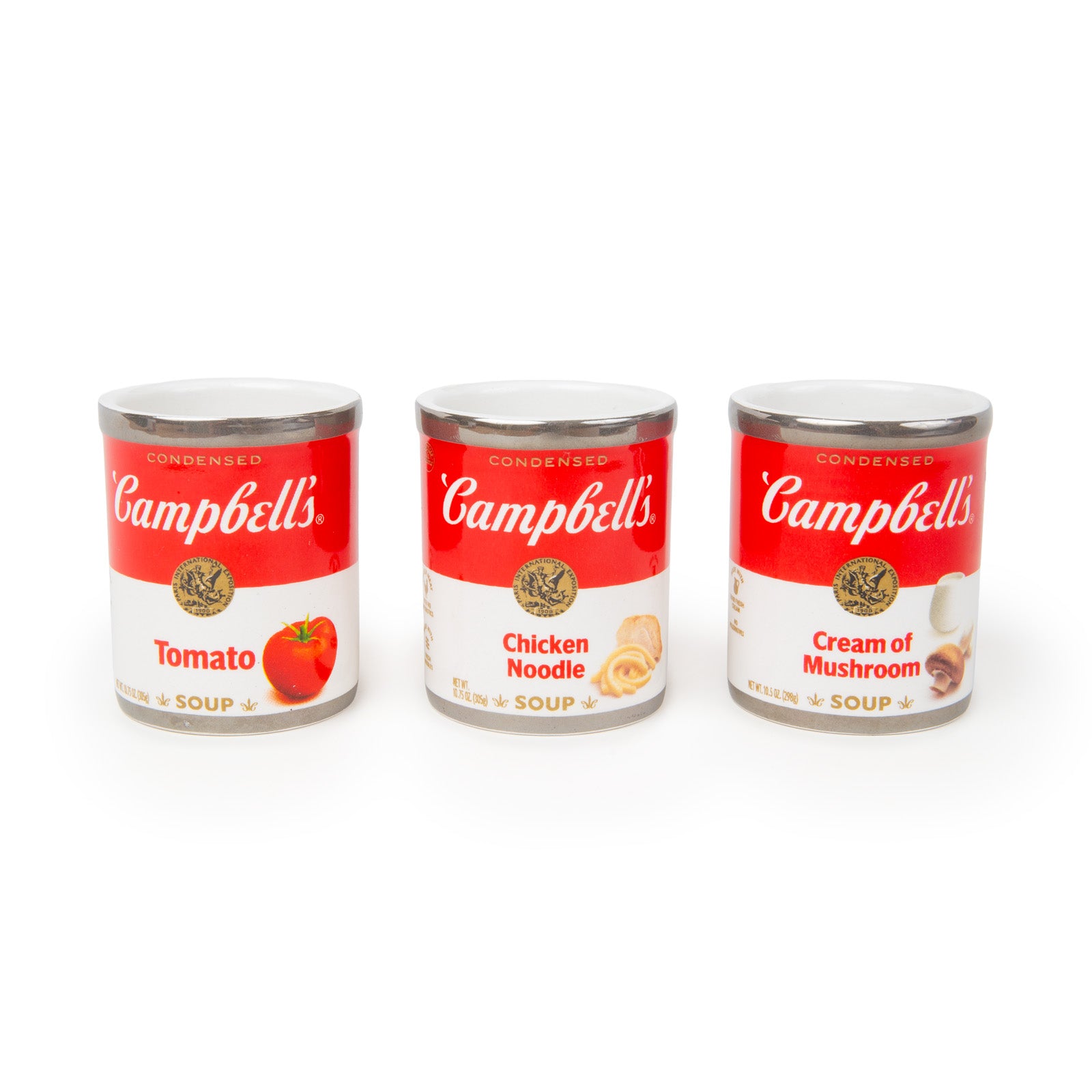 BigMouth Campbells soup Shot Glass Set