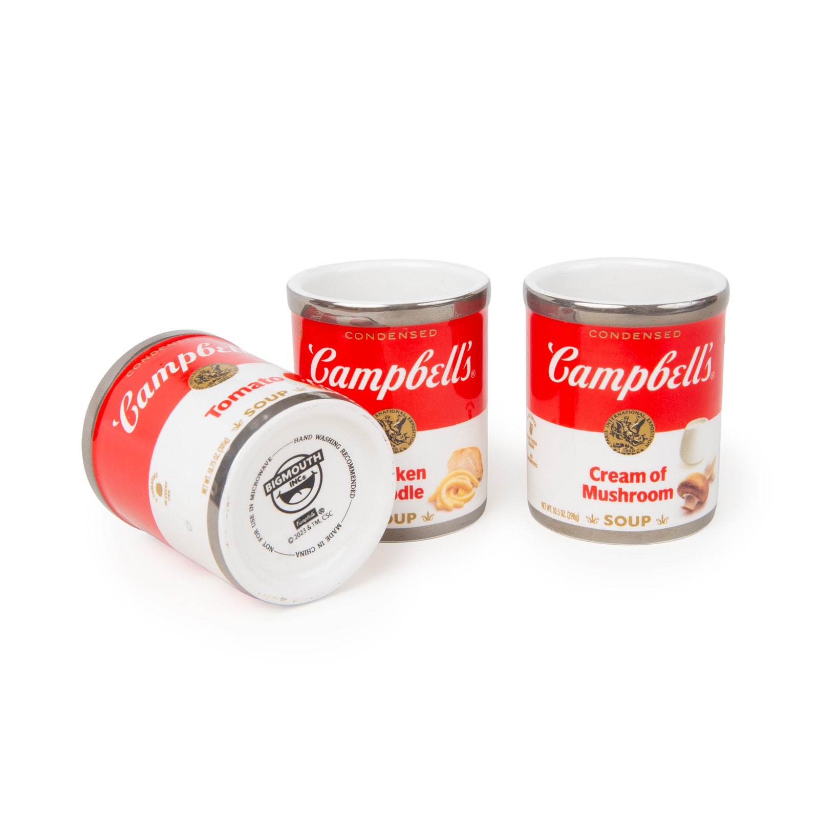 BigMouth Campbells soup Shot Glass Set
