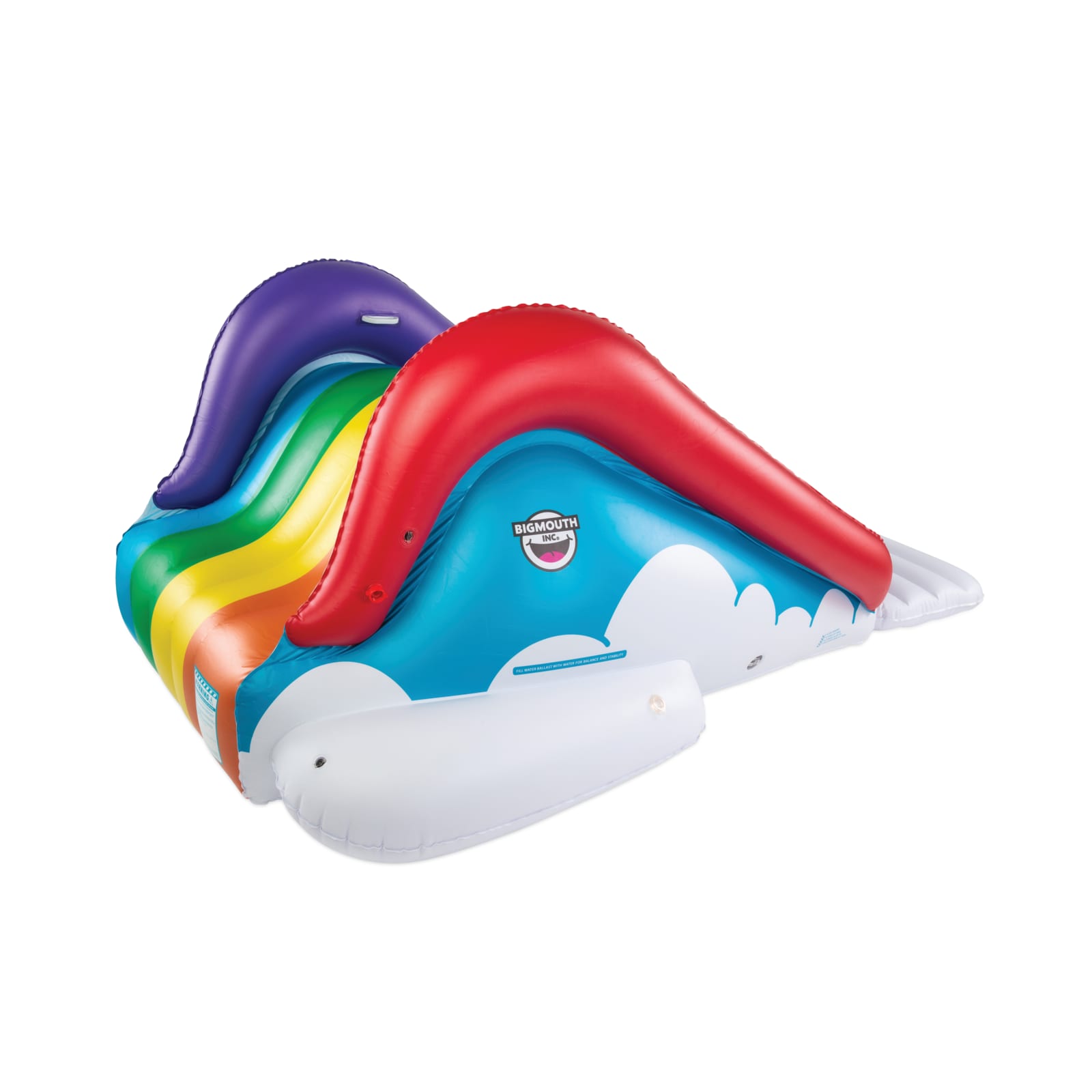 Slide Down a Rainbow Pool Slide
