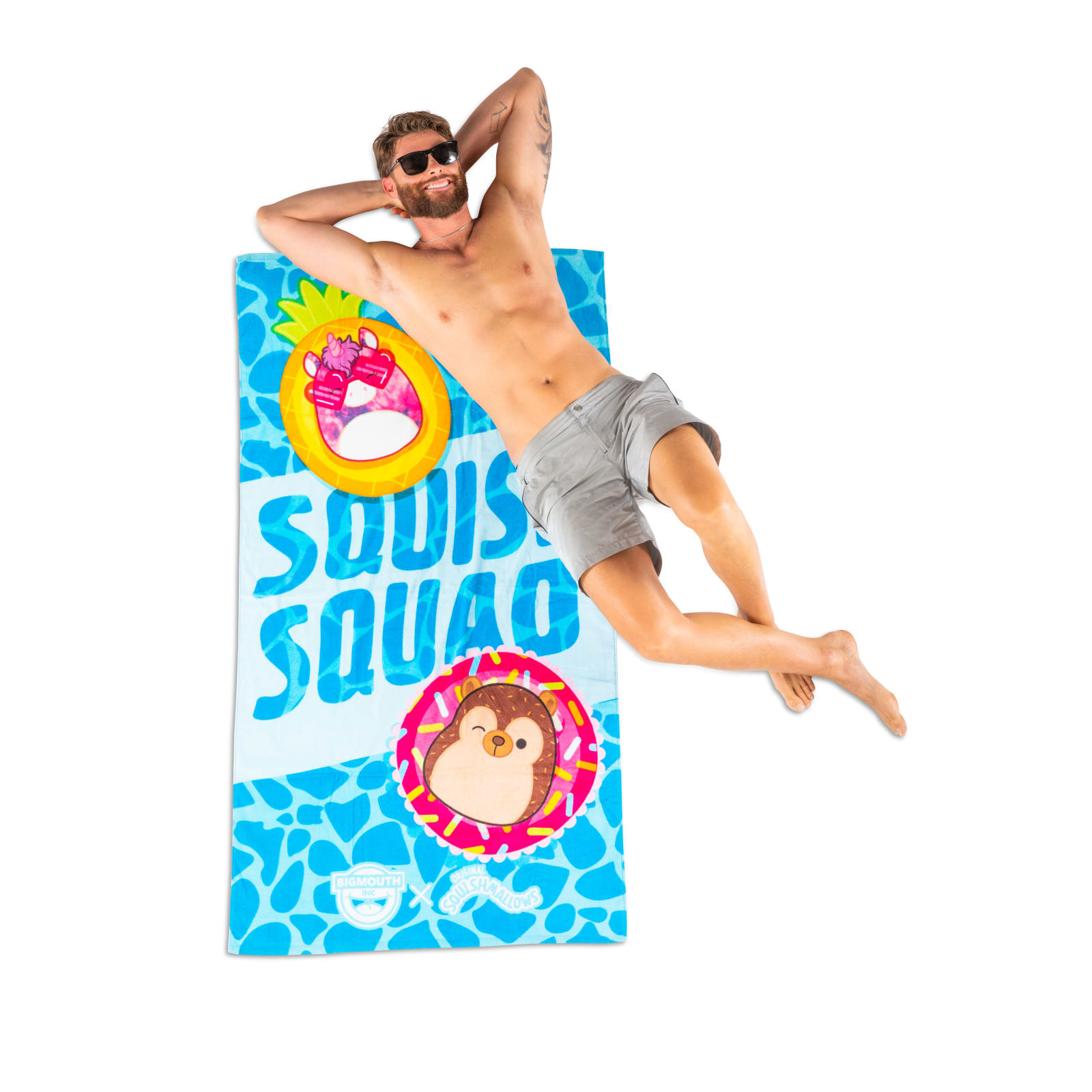 BigMouth X Squishmallows Squish Squad Beach Towel