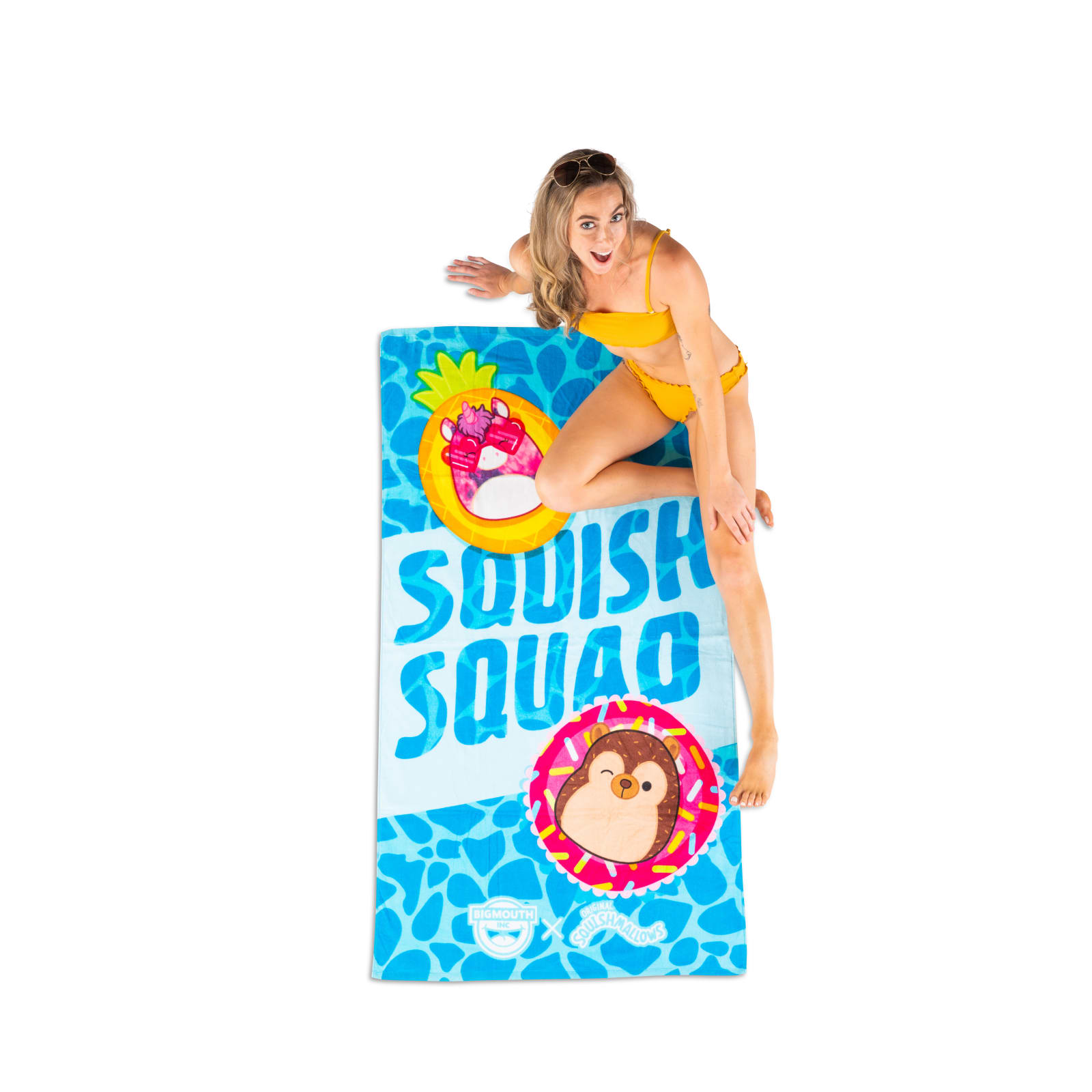 BigMouth X Squishmallows Squish Squad Beach Towel
