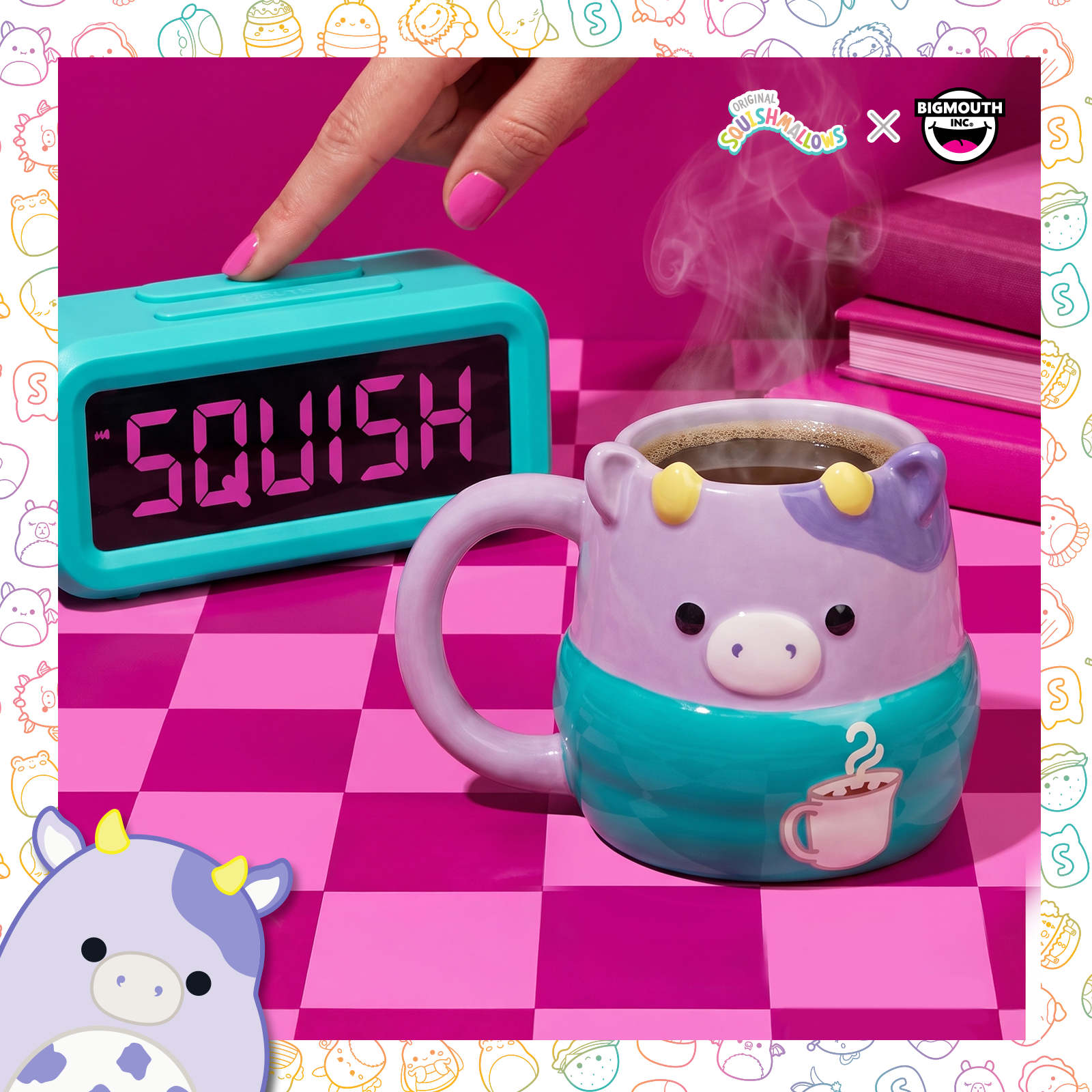 Bubba the Cow Squishmallows Desktop Mug – More Than Just Cocoa! ☕✏️