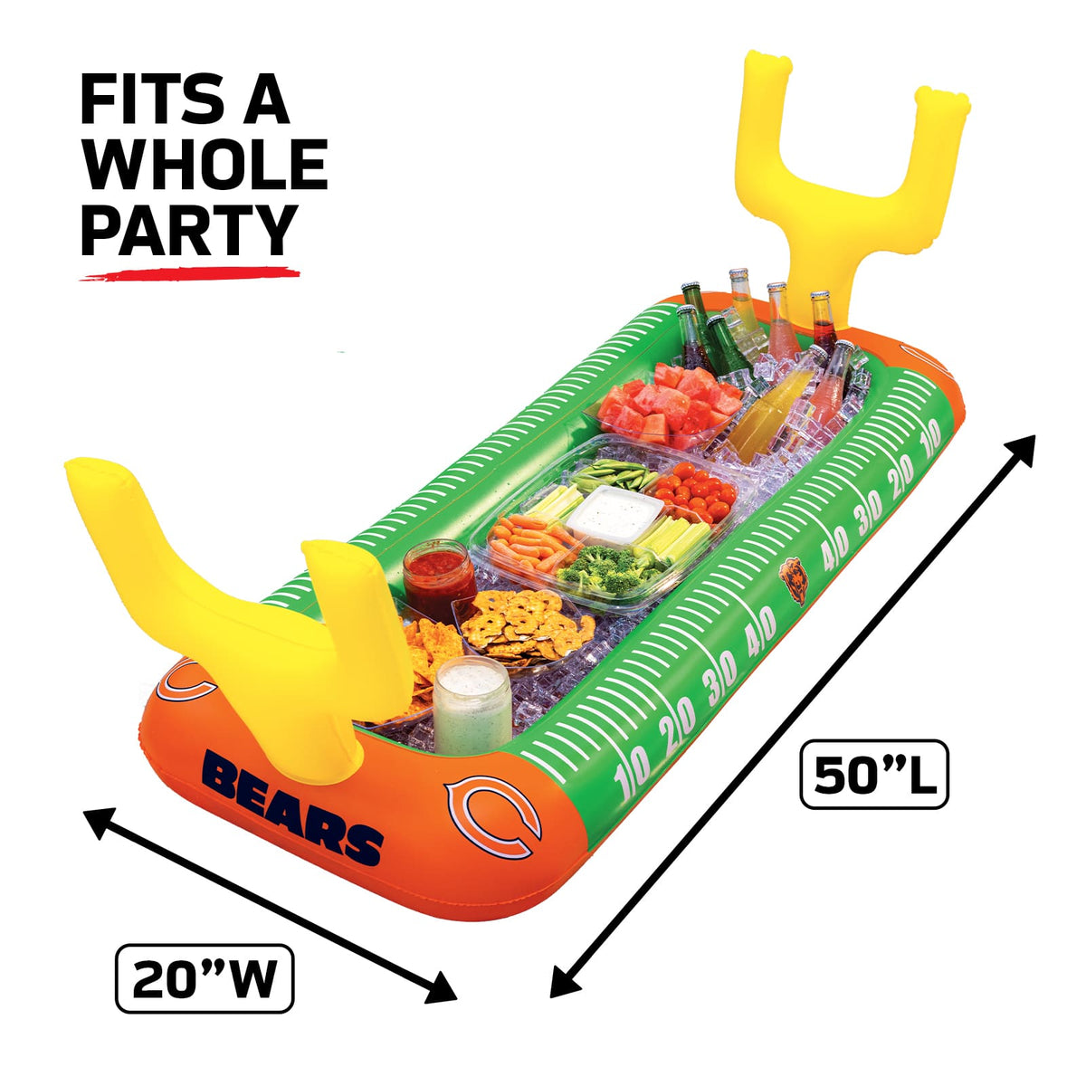 Chicago Bears 4ft inflatable Buffet