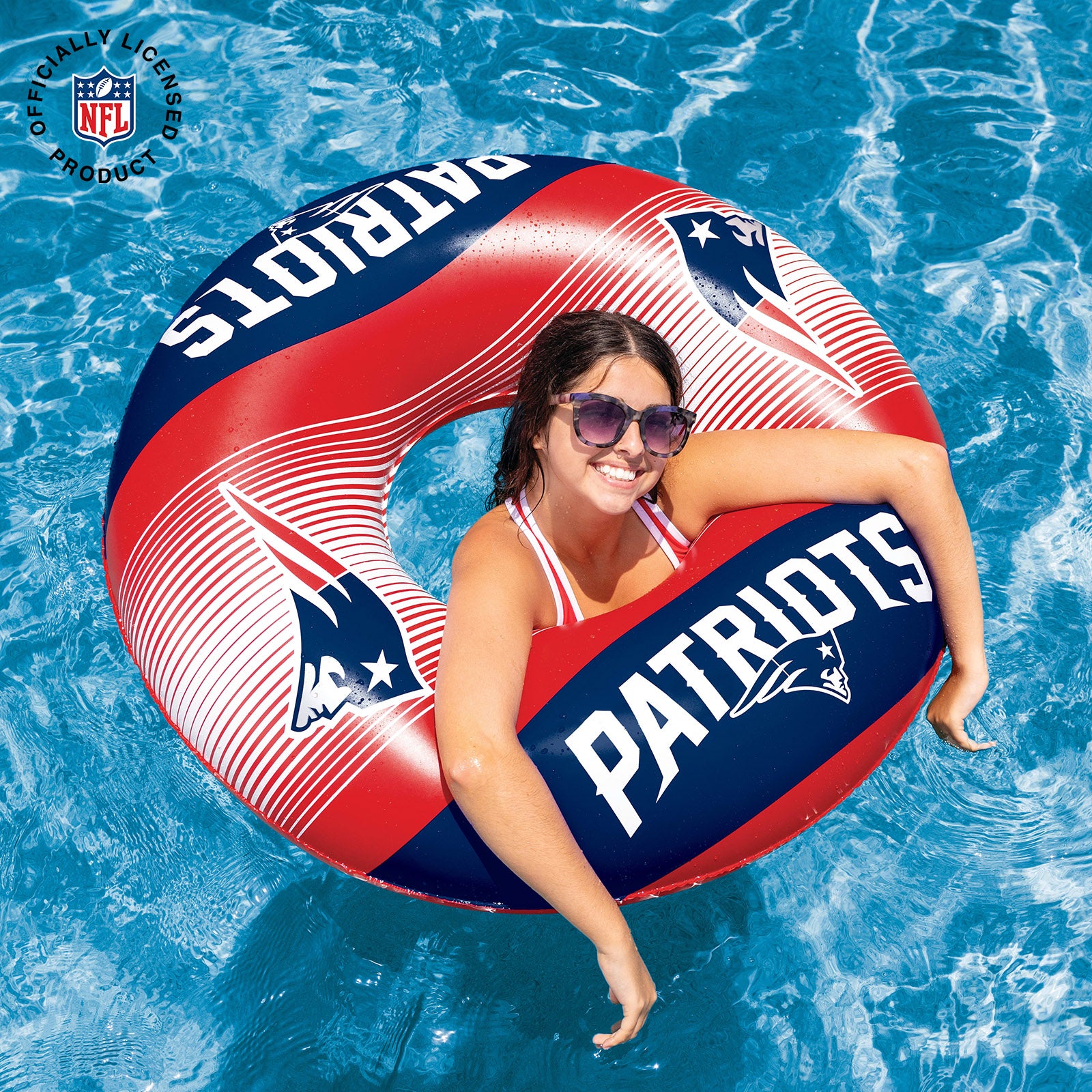 New England Patriots 36 in ring pool float
