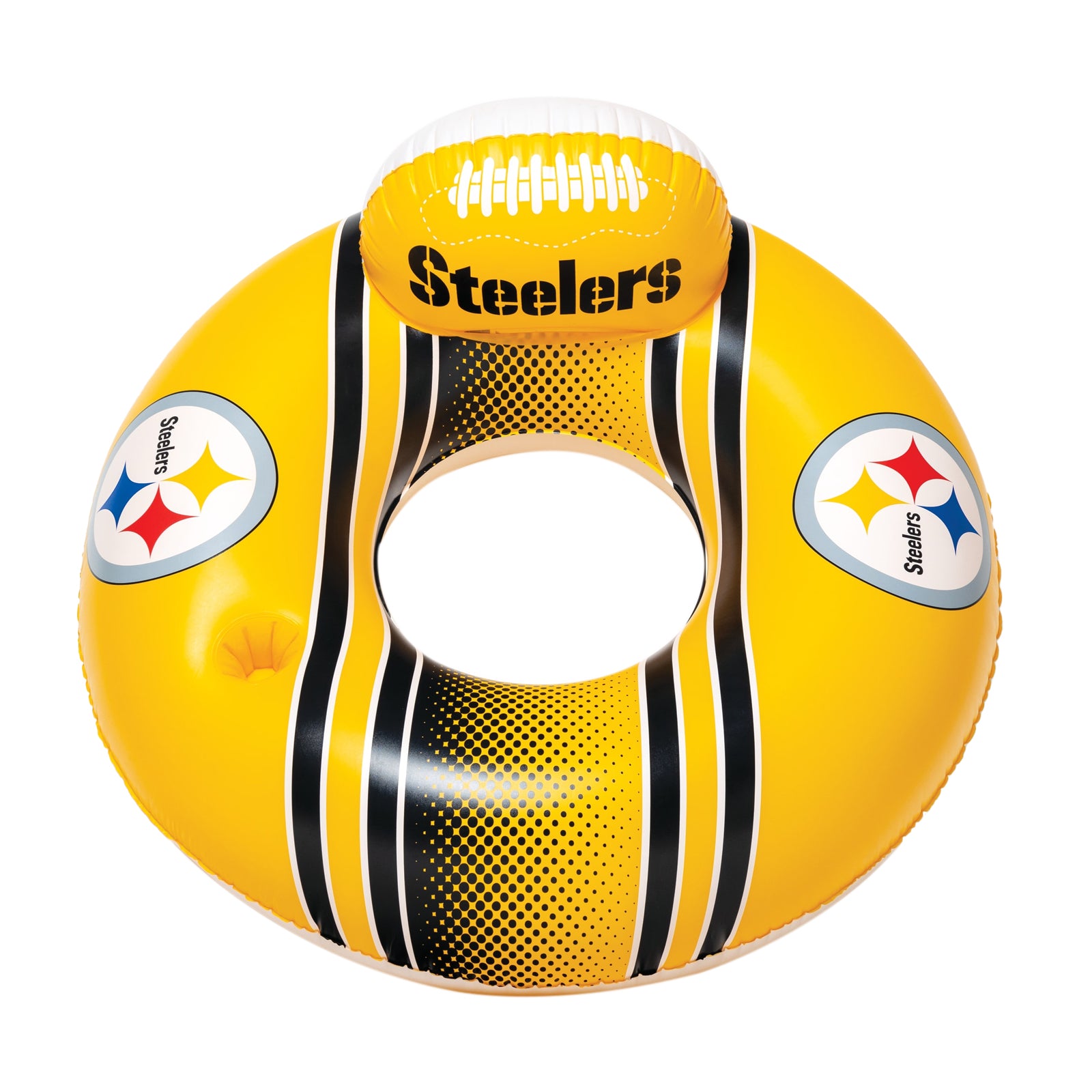 Pittsburgh Steelers 42 in Pool Float with cupholder and backrest