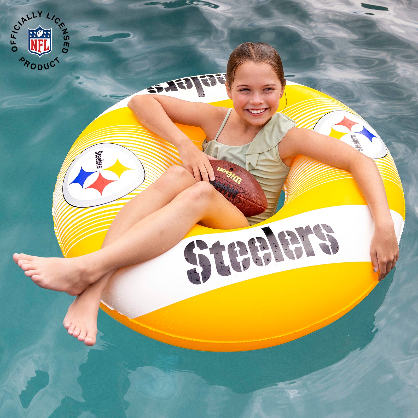Pittsburgh Steelers 36 in ring pool float