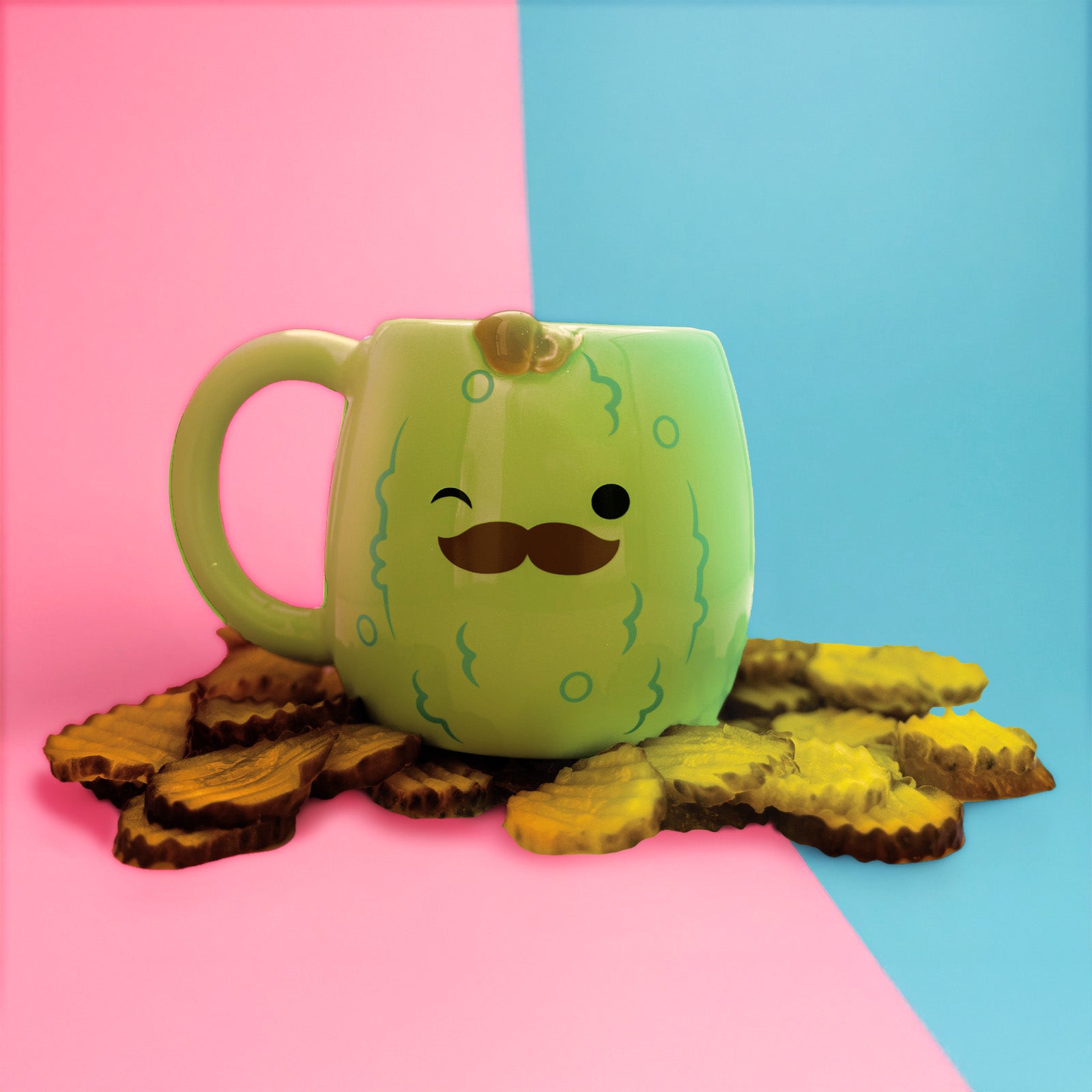 Charles the Pickle Squishmallows Desktop Mug – More Than Just Cocoa! ☕✏️