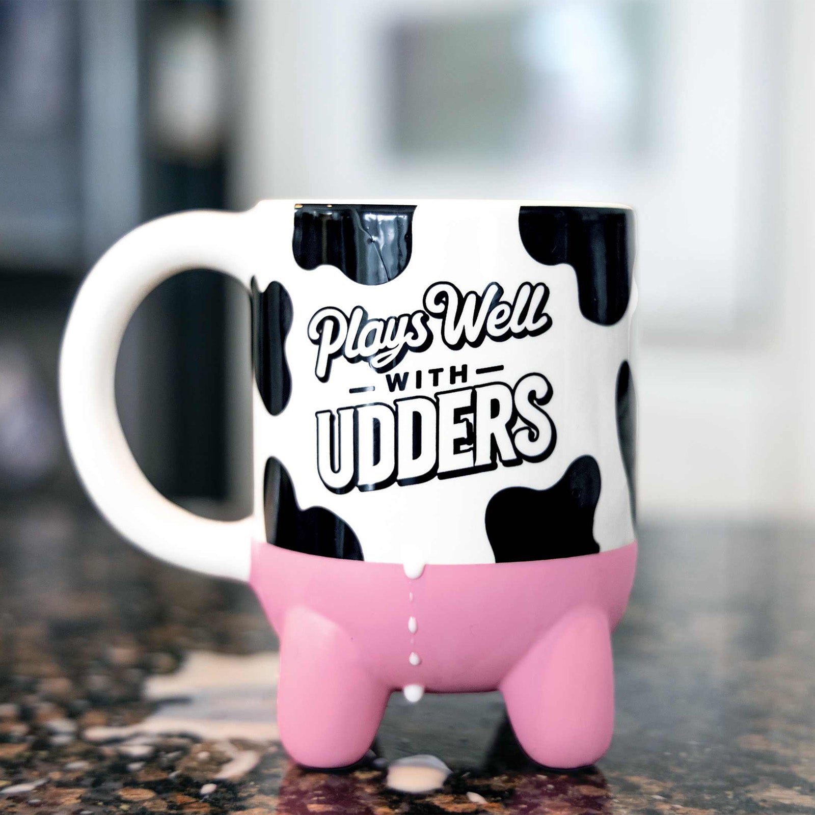Plays Well with Udders Mug – The Mug That’s So Dairy Good, It’s Ridiculous! ☕