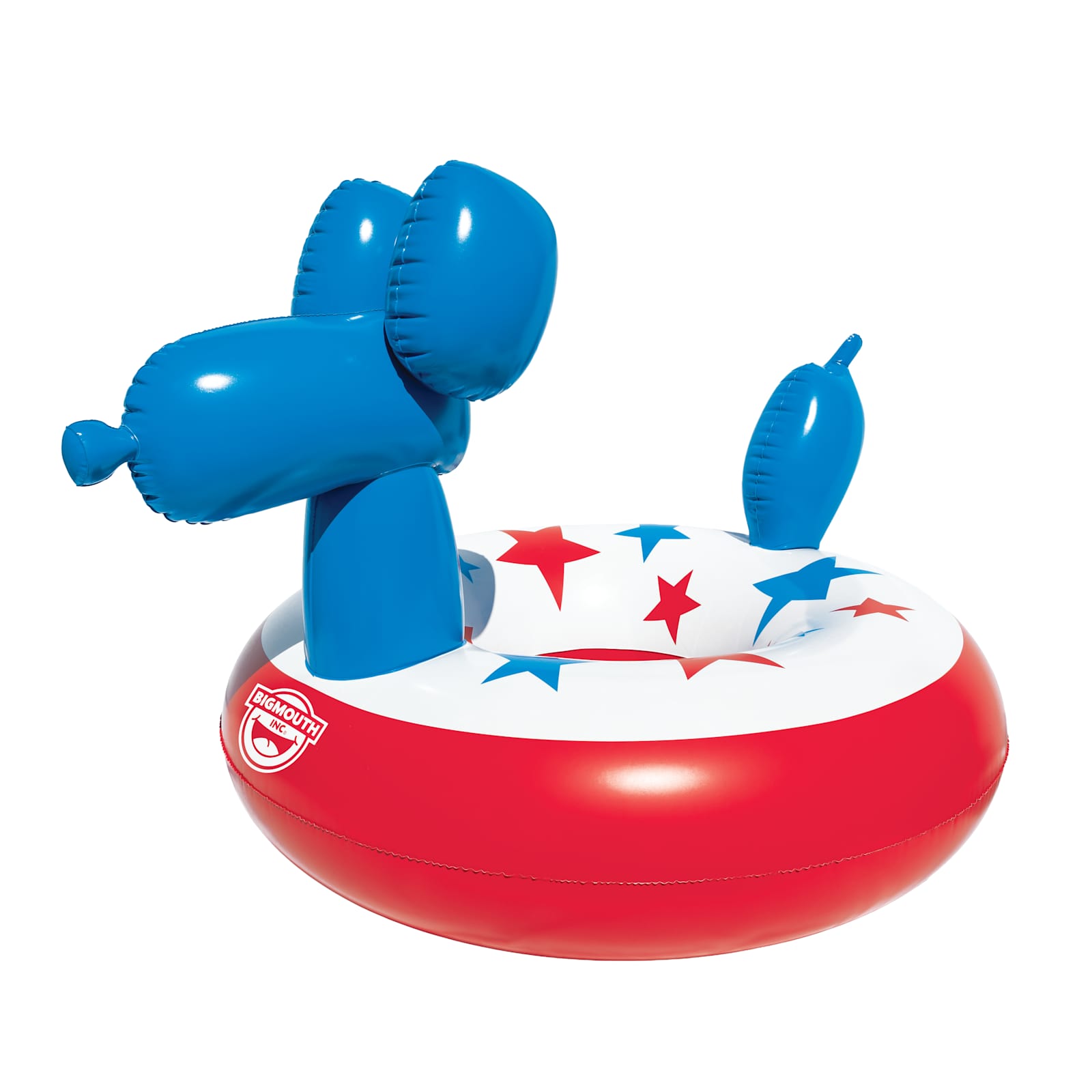 Patriotic Balloon Dog Pool Float – Inflated for the 250th
