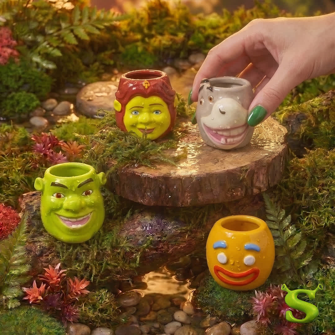 Shrek Character Shot Glass Set - 4 Piece