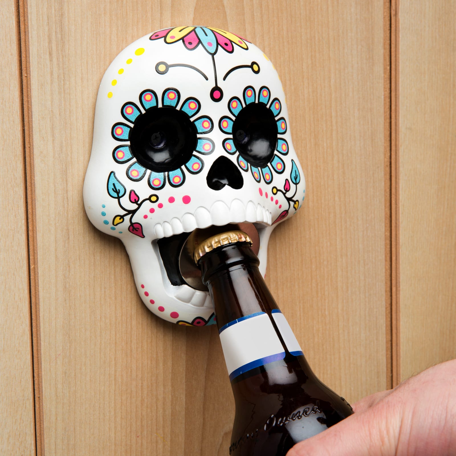 Sugar Skull Bottle Opener