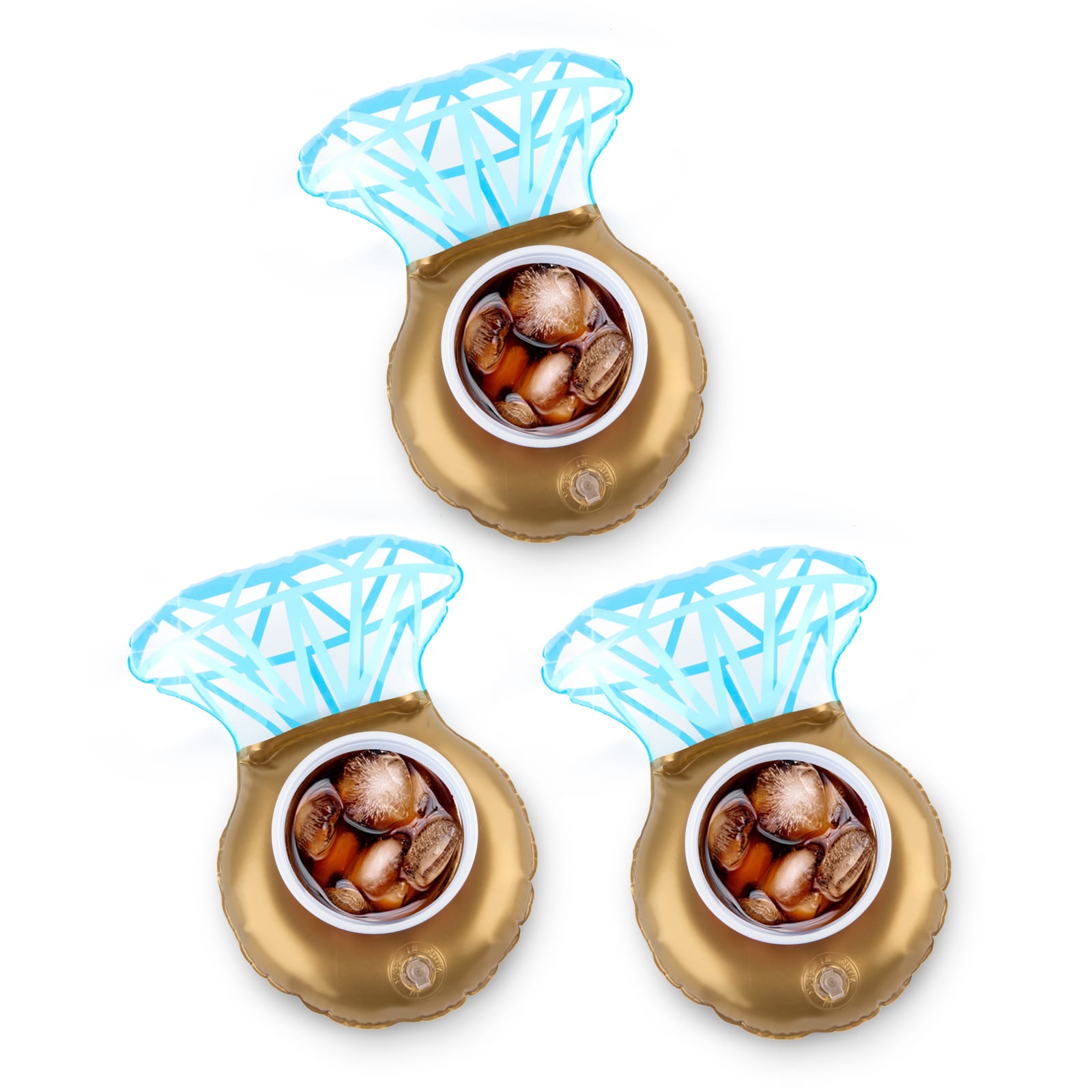 Bling Ring Beverage Boats (3-Pack)
