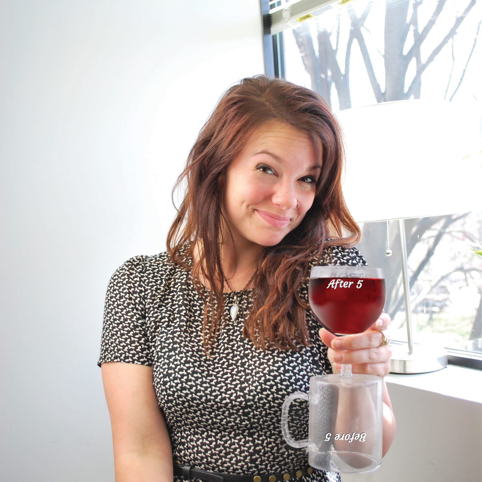 The Before & After 5 Coffee & Wine Glass