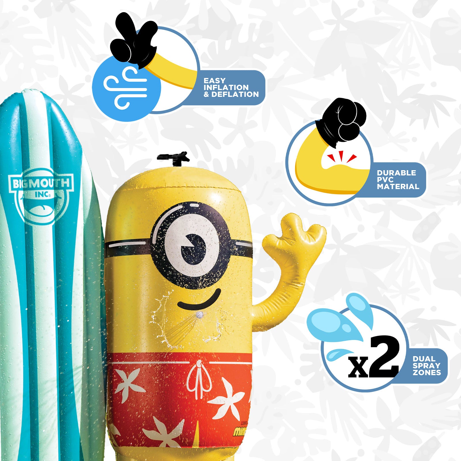 Surfboard Minion Sprinkler