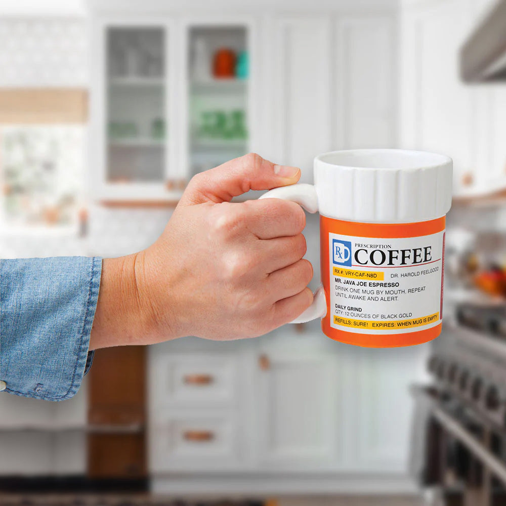 Prescription Pill Bottle Coffee Mug