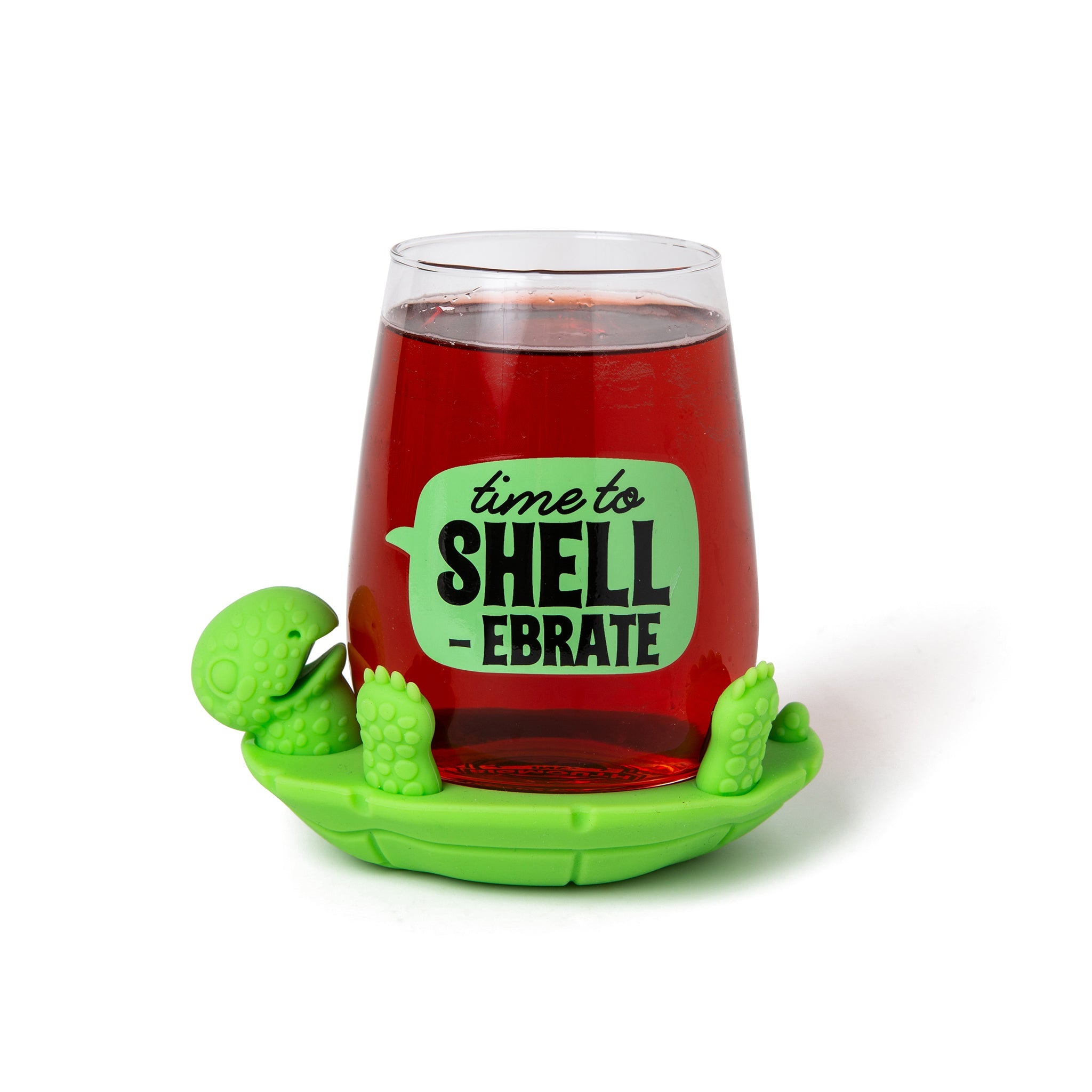 Turtle Coaster Wine Glass
