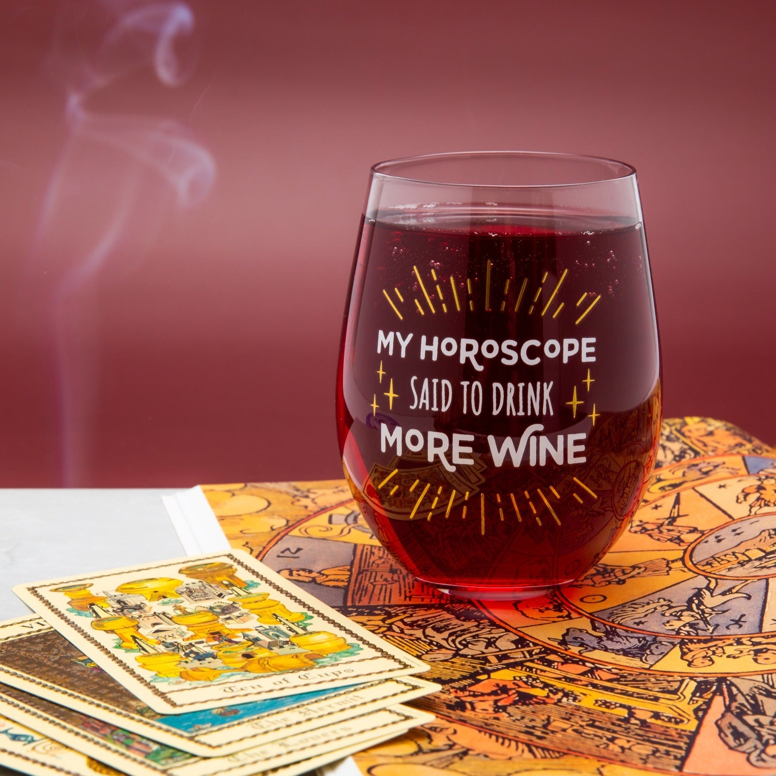 Horoscope Reading Wine Glass