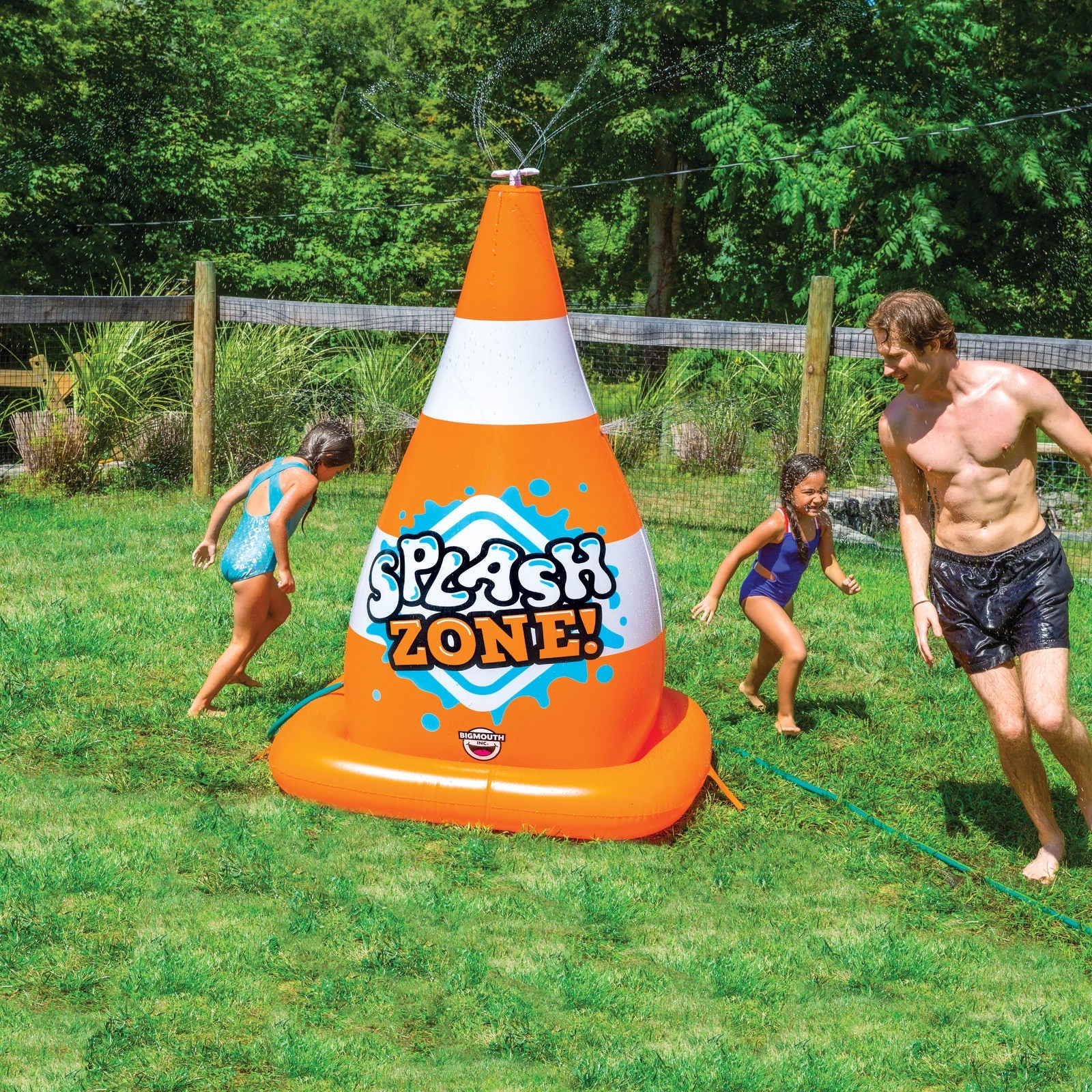 Caution: Splash Zone Sprinkler