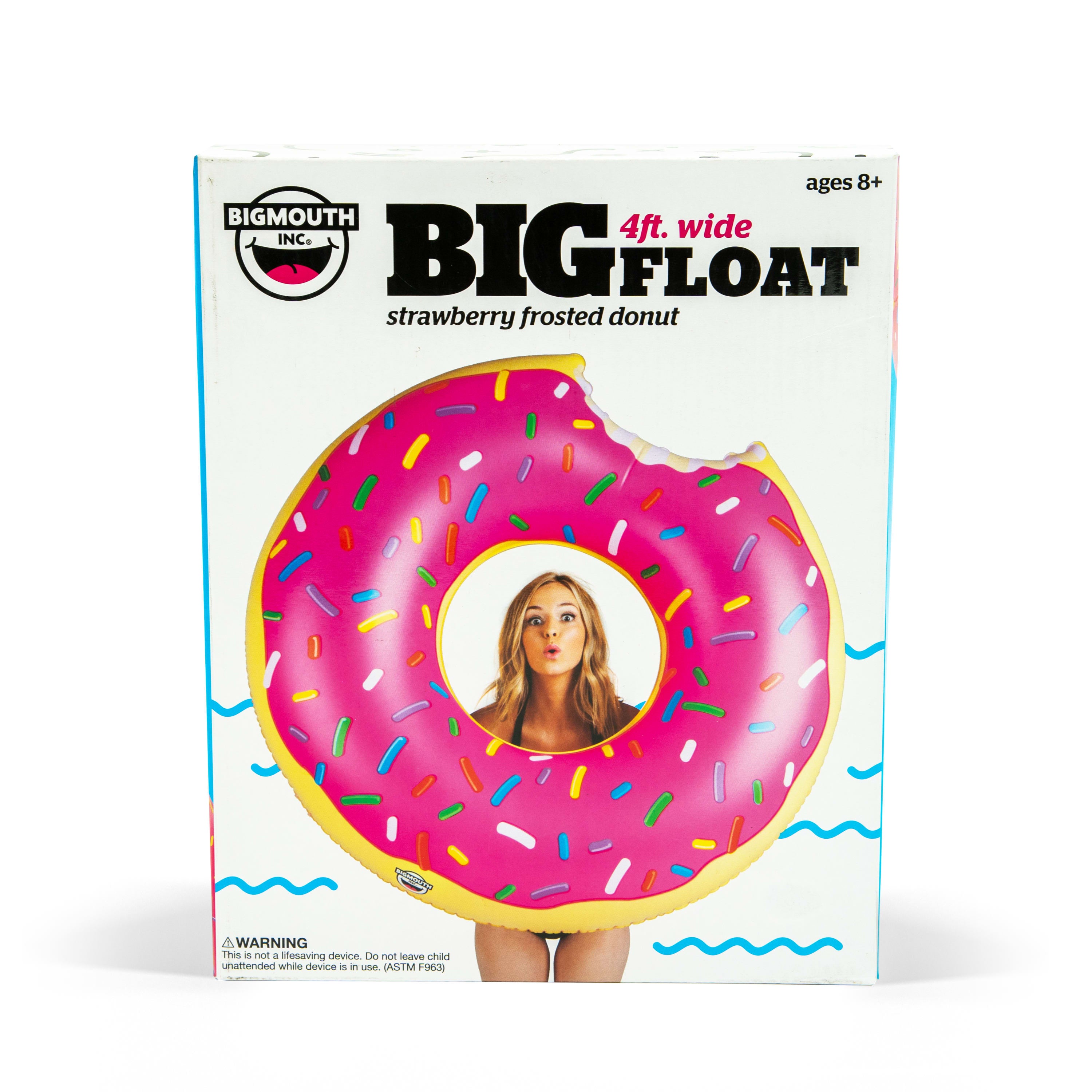 Giant Frosted Donut Pool Float