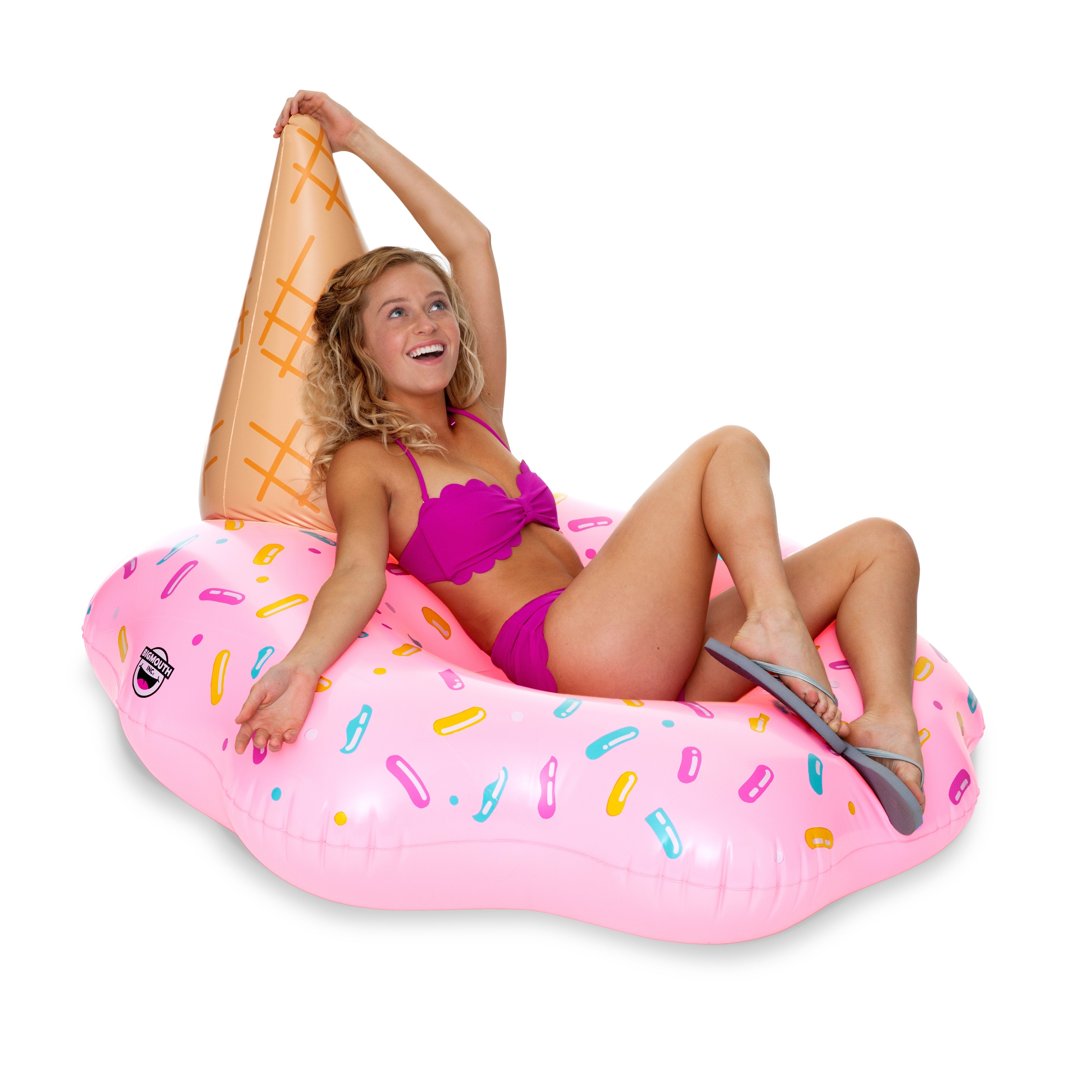 Giant Melting Ice Cream Pool Float