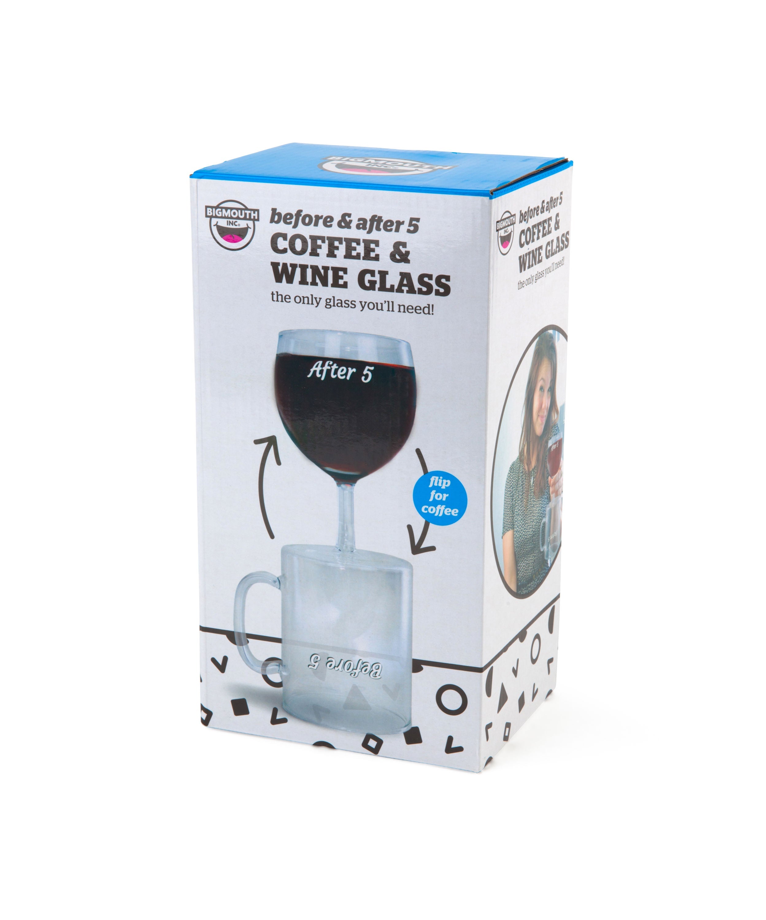 The Before & After 5 Coffee & Wine Glass