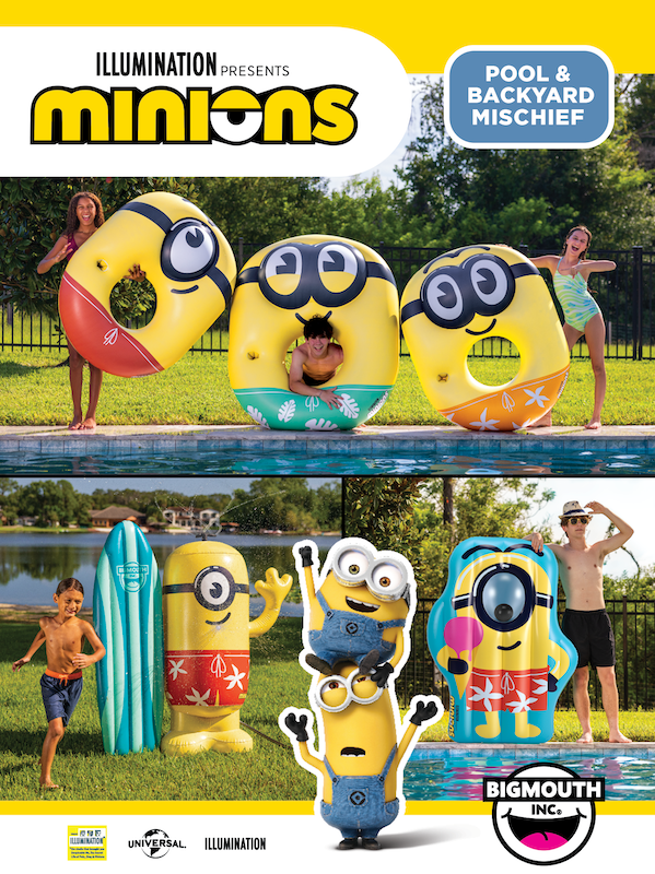 Unleash Summer Fun: Minions Movie Merchandise - Shop the Best Pool Floats and Sprinklers!