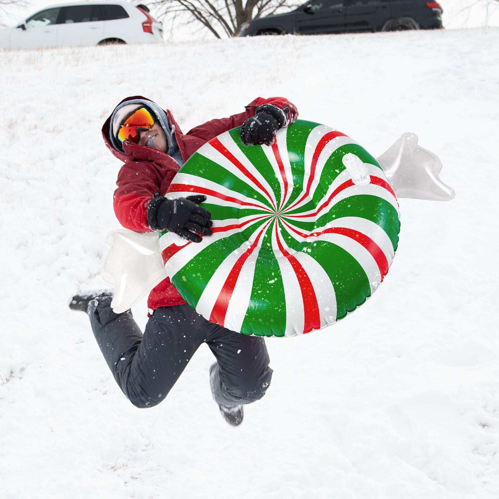 Peppermint Snow Tube