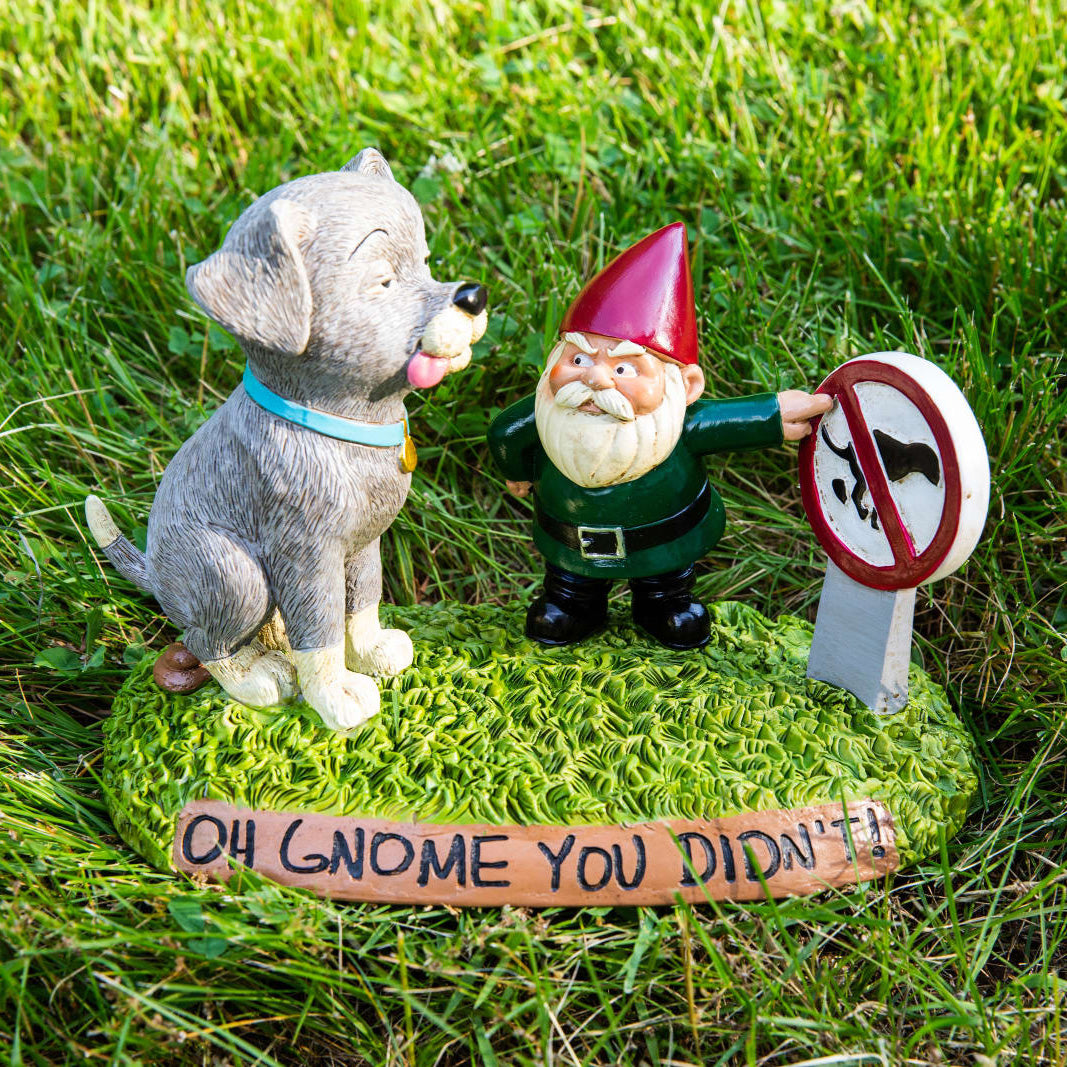 I poop, You scoop Gnome