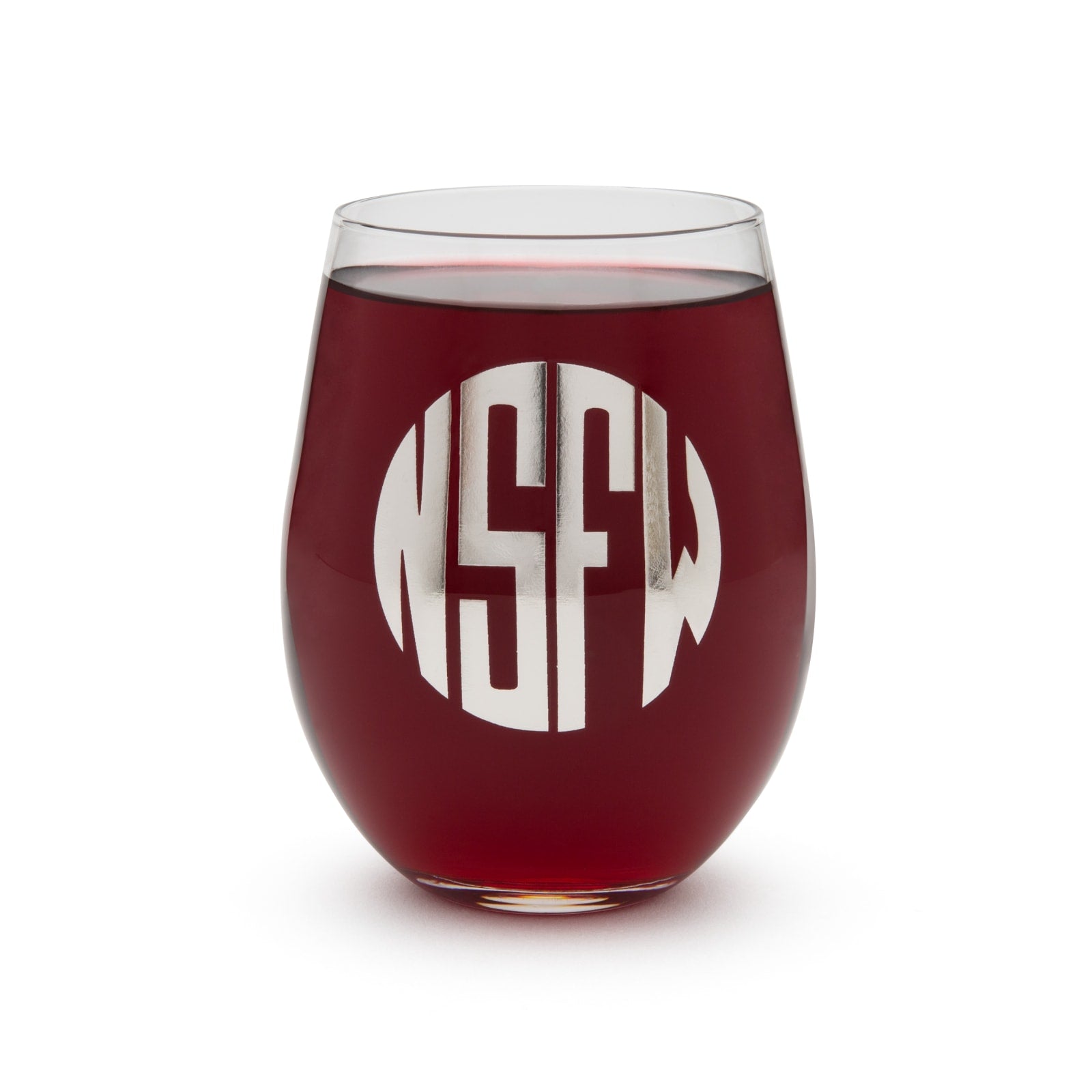 The ultimate acronym wine glass duo