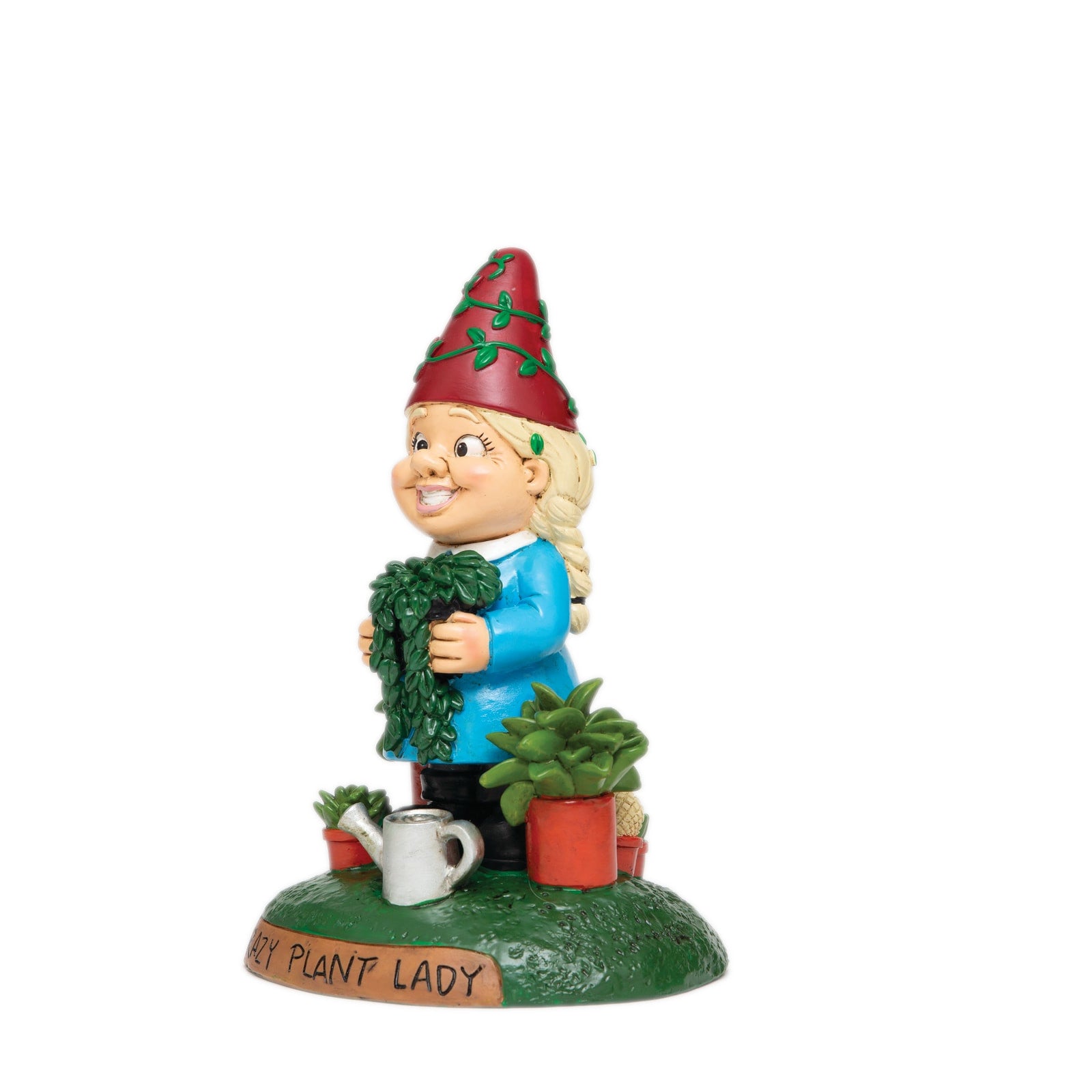 BigMouth Fern Fanatic Garden Gnome