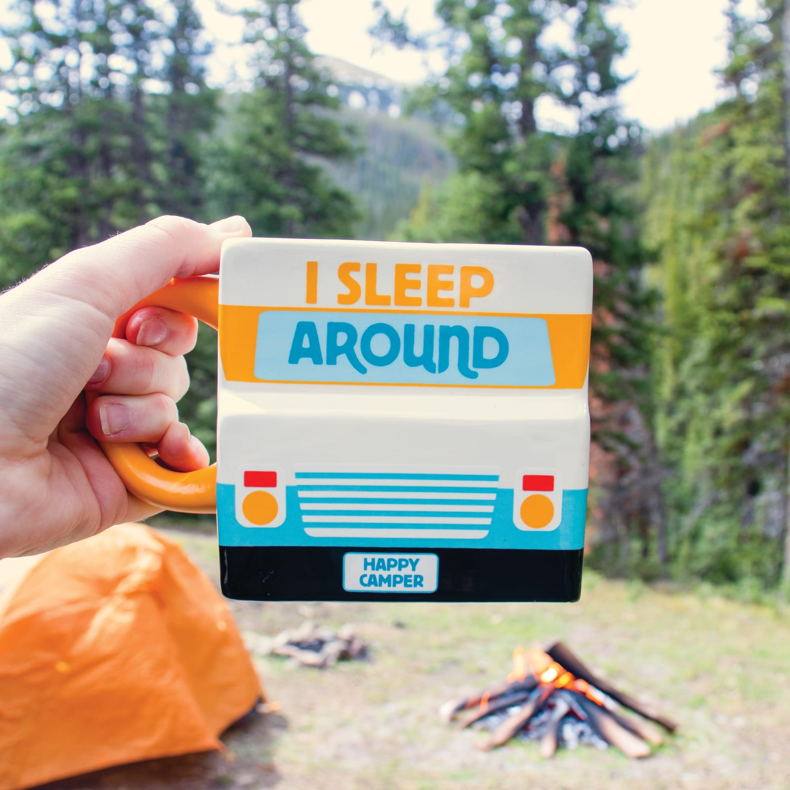 "I sleep Around" RV Camper Mug - Thumbnail 4