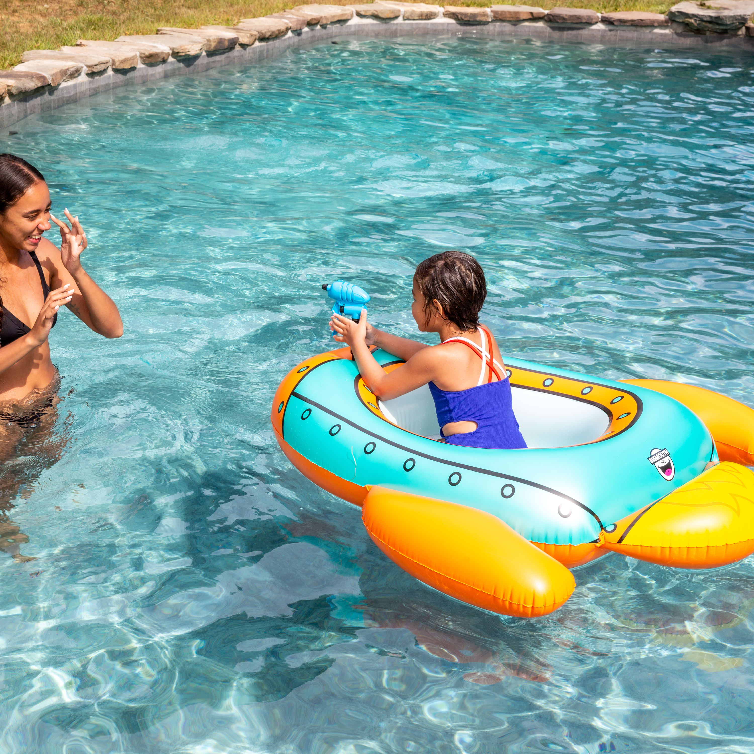 Mermaid Tail Saddle Seat Pool Floatie | BigMouth Inc. Pool Floats