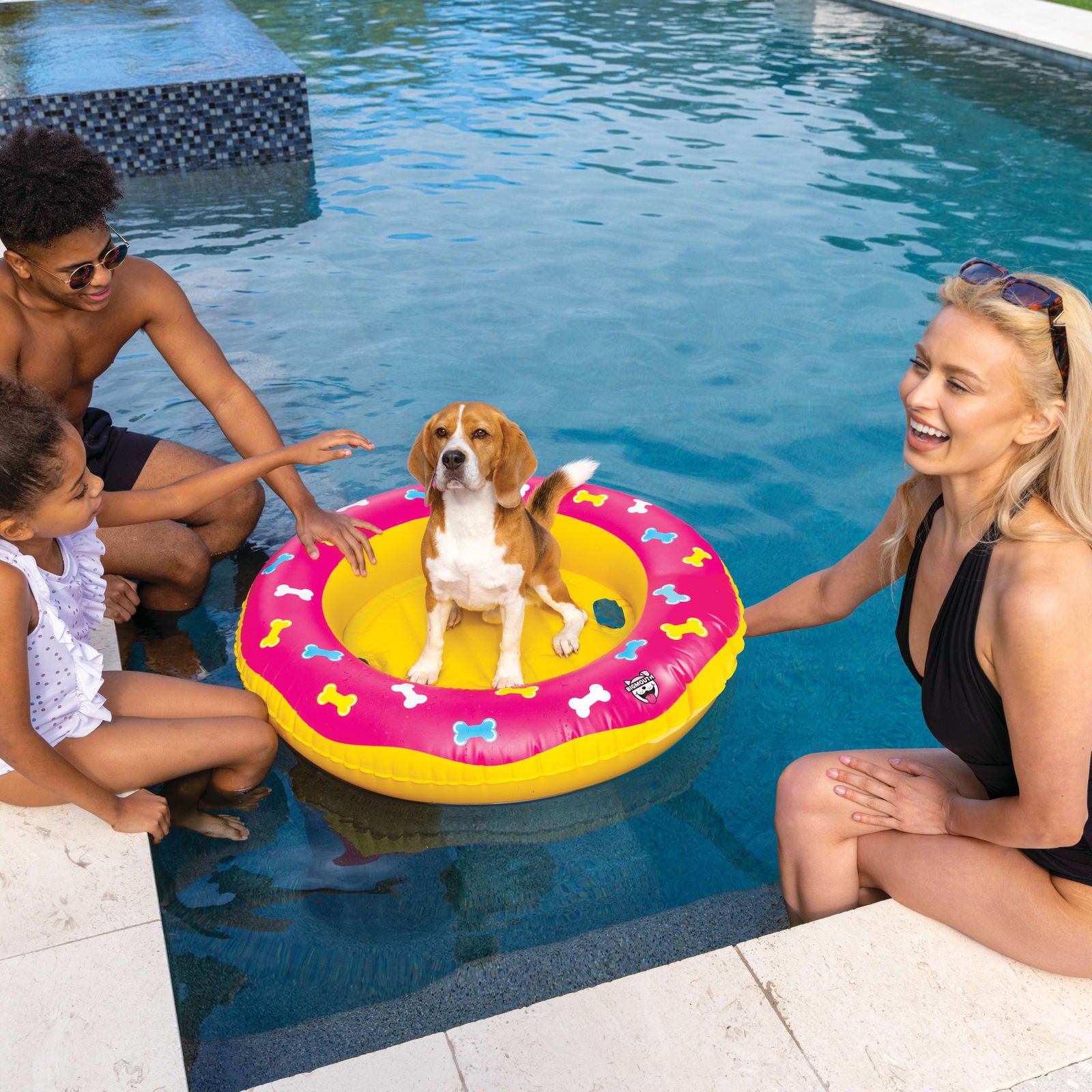 BigMouth Pets Bone Patterned Pool Float