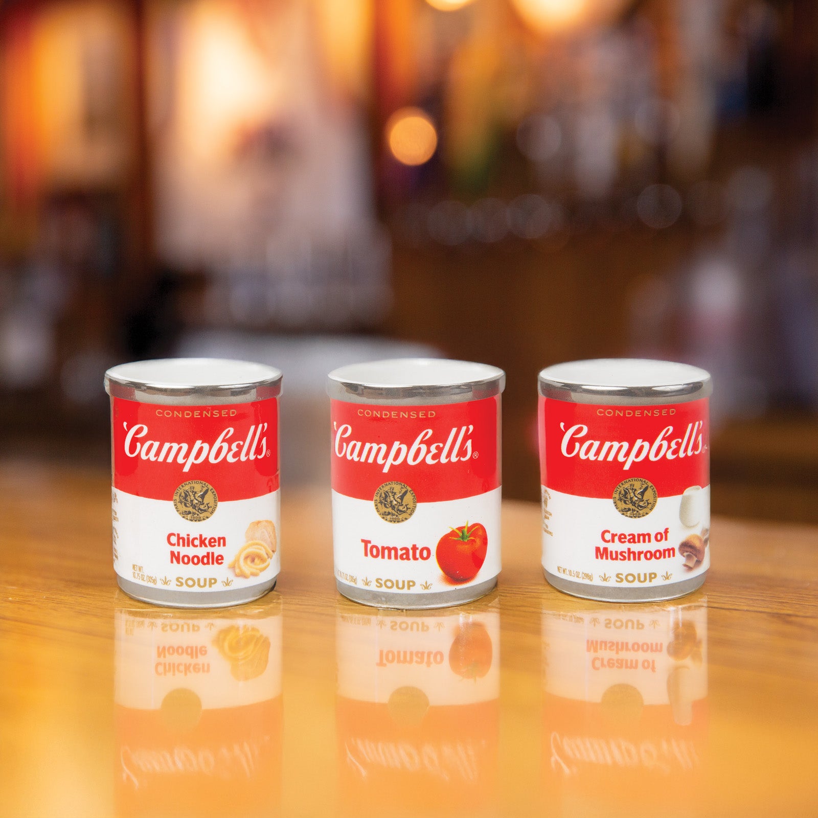 BigMouth Campbells soup Shot Glass Set