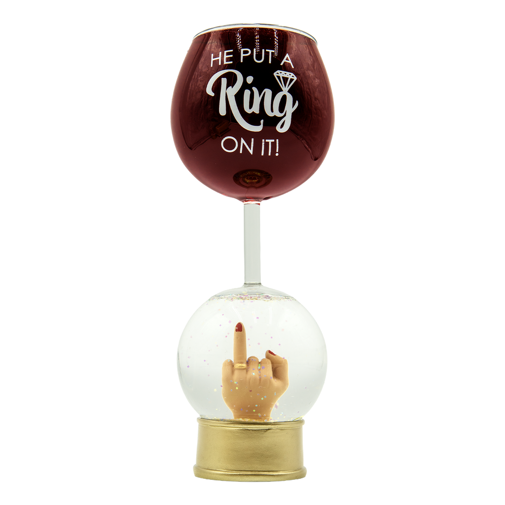BigMouth Wifey-To-Be Wine Glass