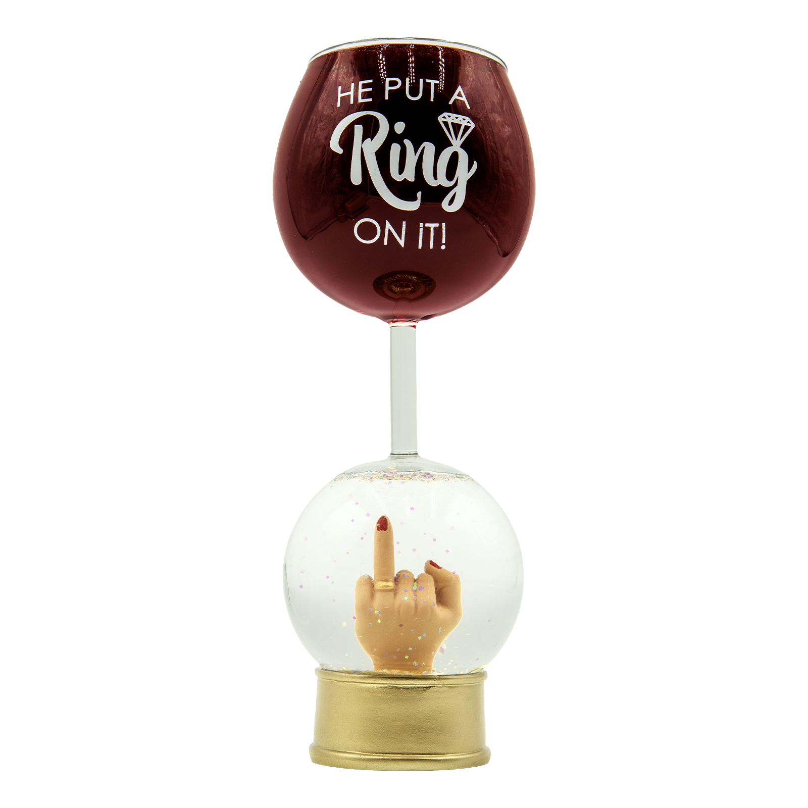 BigMouth Wifey-To-Be Wine Glass