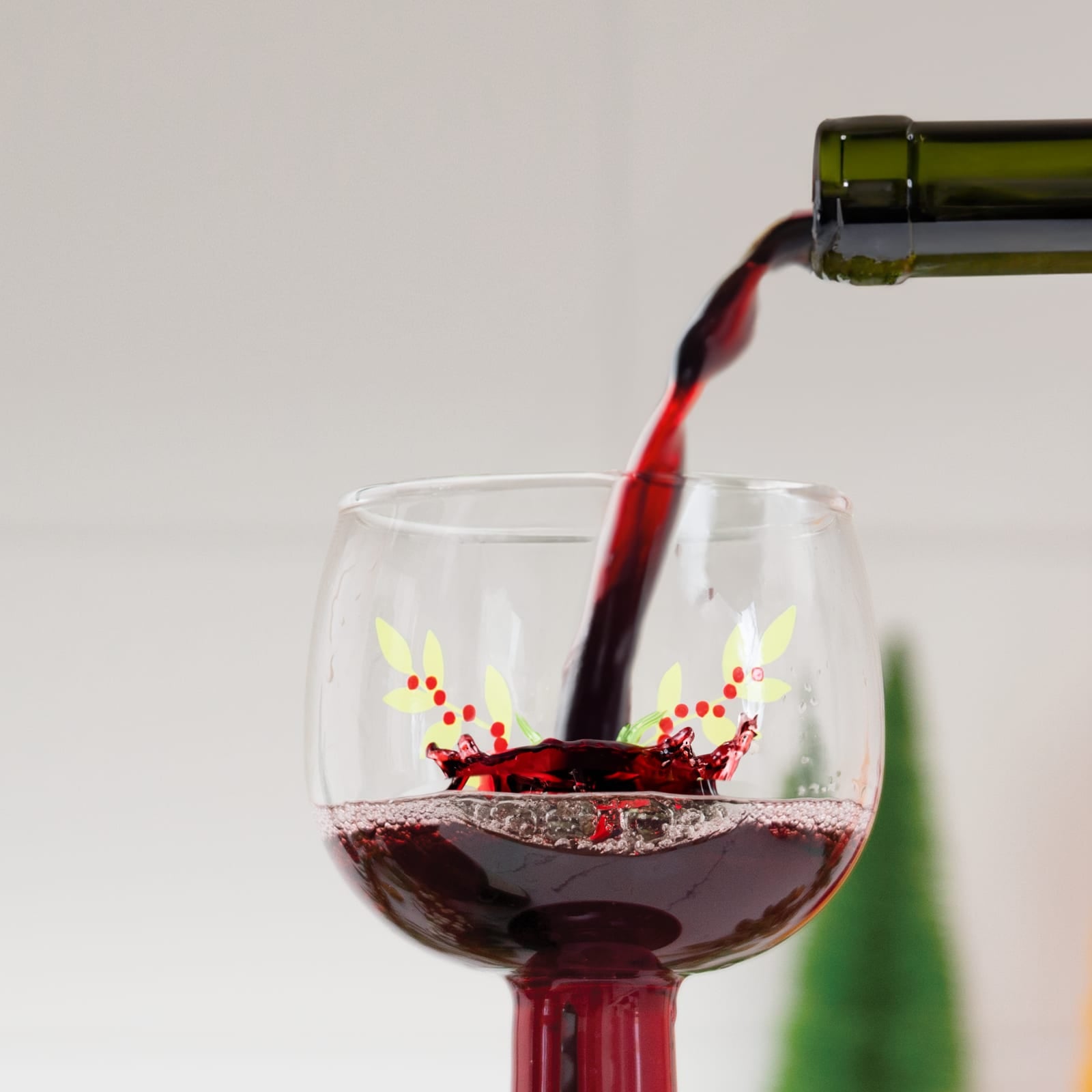 BigMouth 'Yule Fuel' Giant Wine Glass