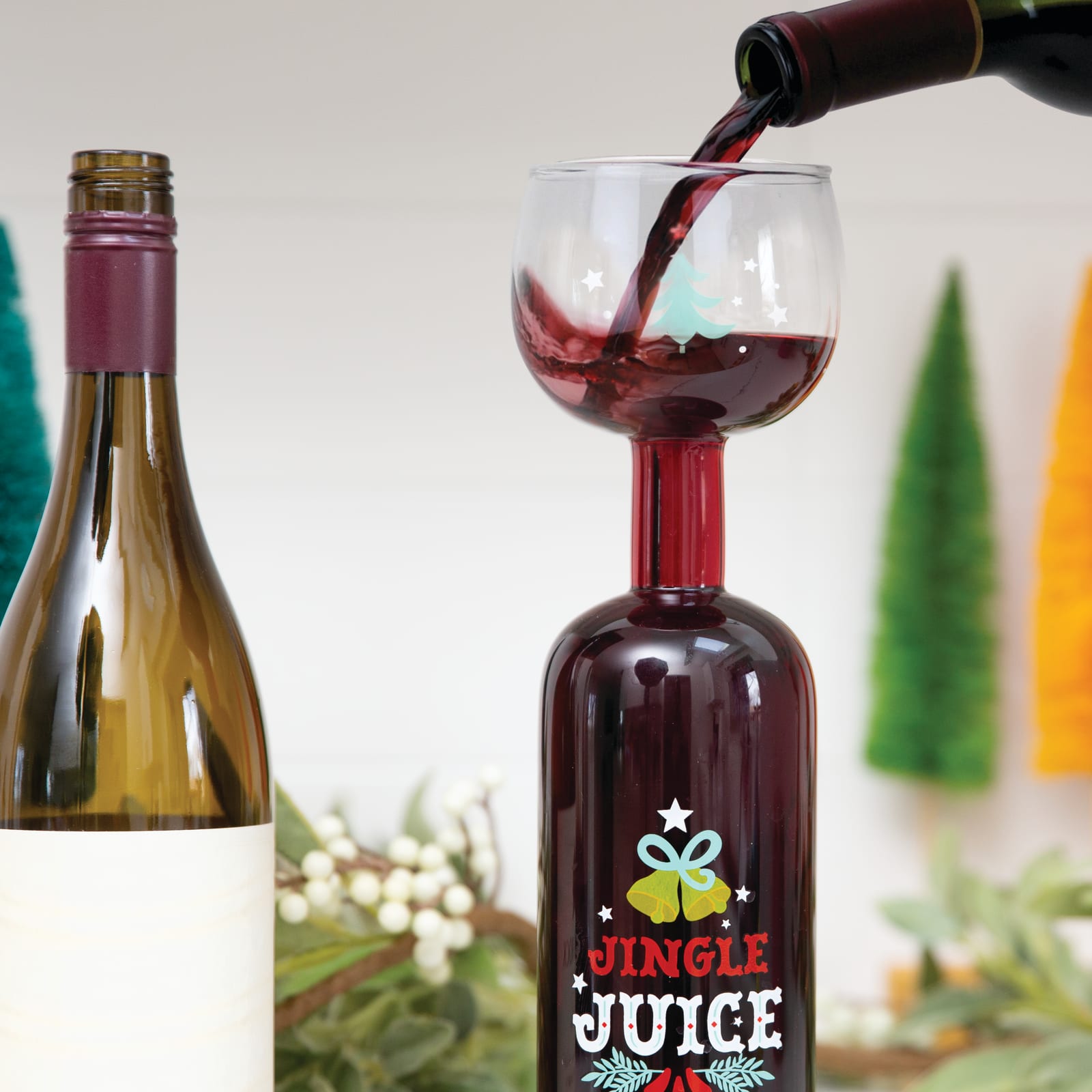 Big Mouth Inc. The Wine Bottle Glass - Glass Wine