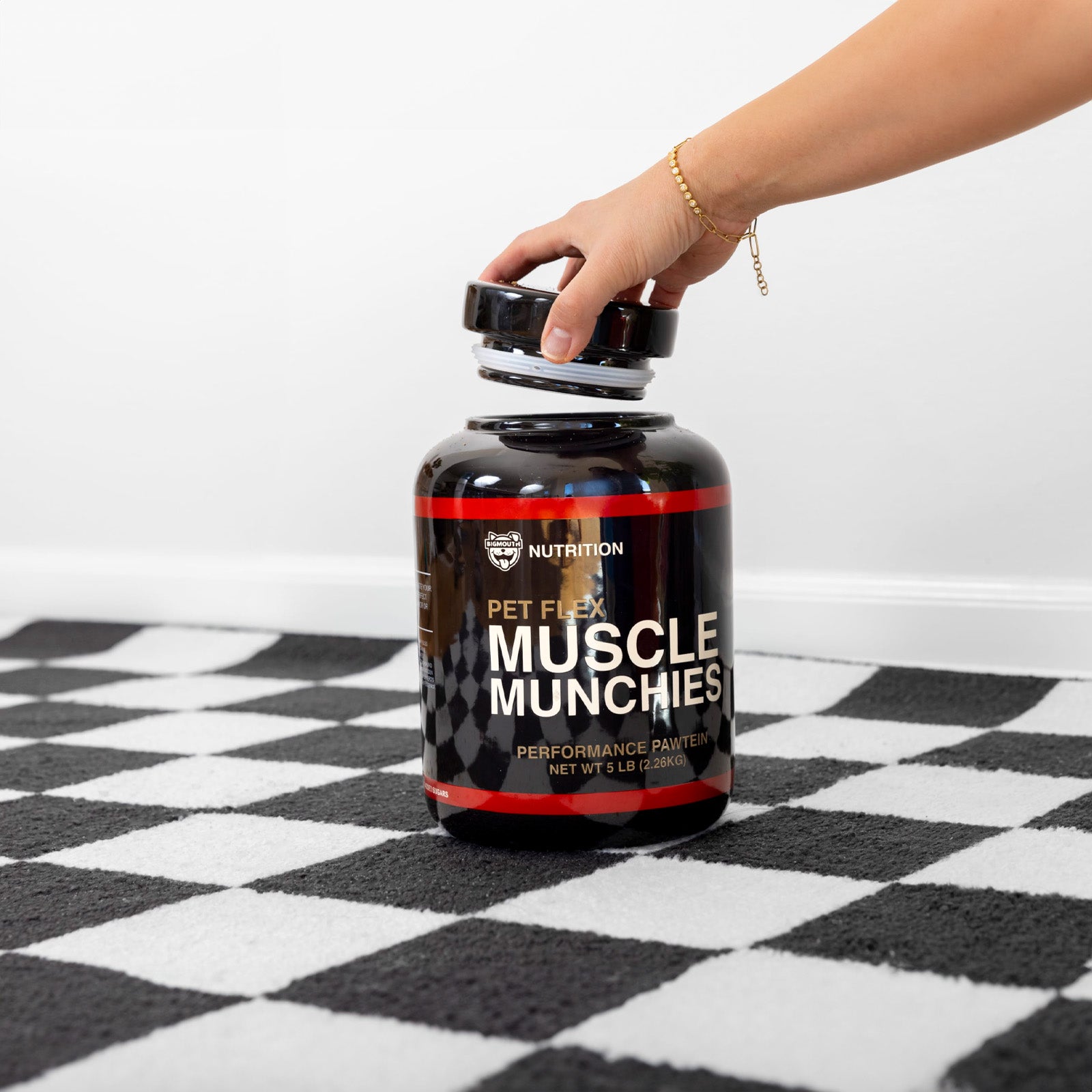 Muscle Munchies Treat Jar