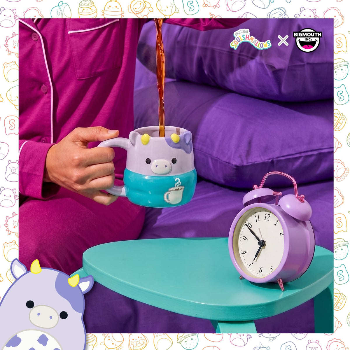 Bubba the Cow Squishmallows Desktop Mug – More Than Just Cocoa! ☕✏️